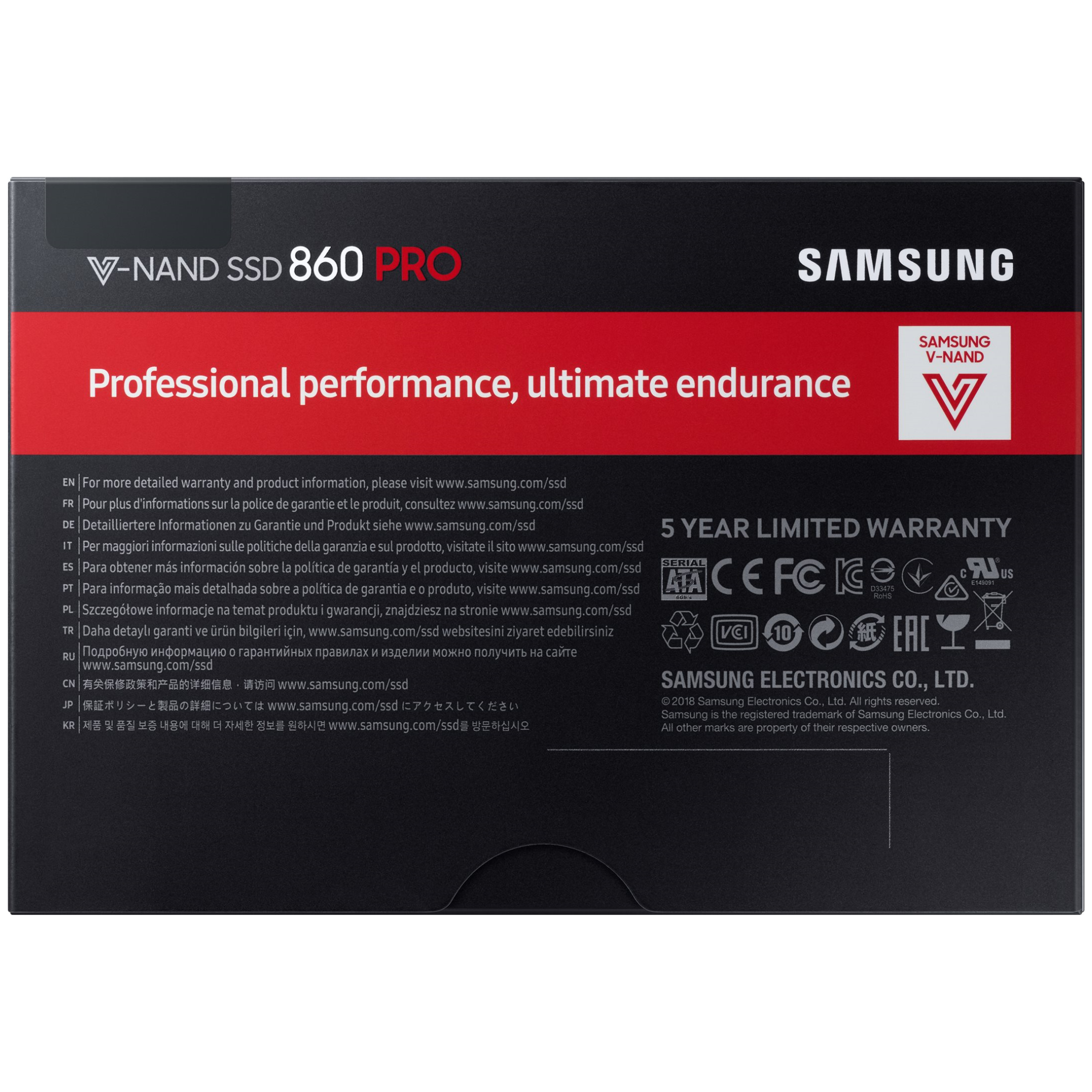 Ssd Samsung 860 Pro 256 Gb