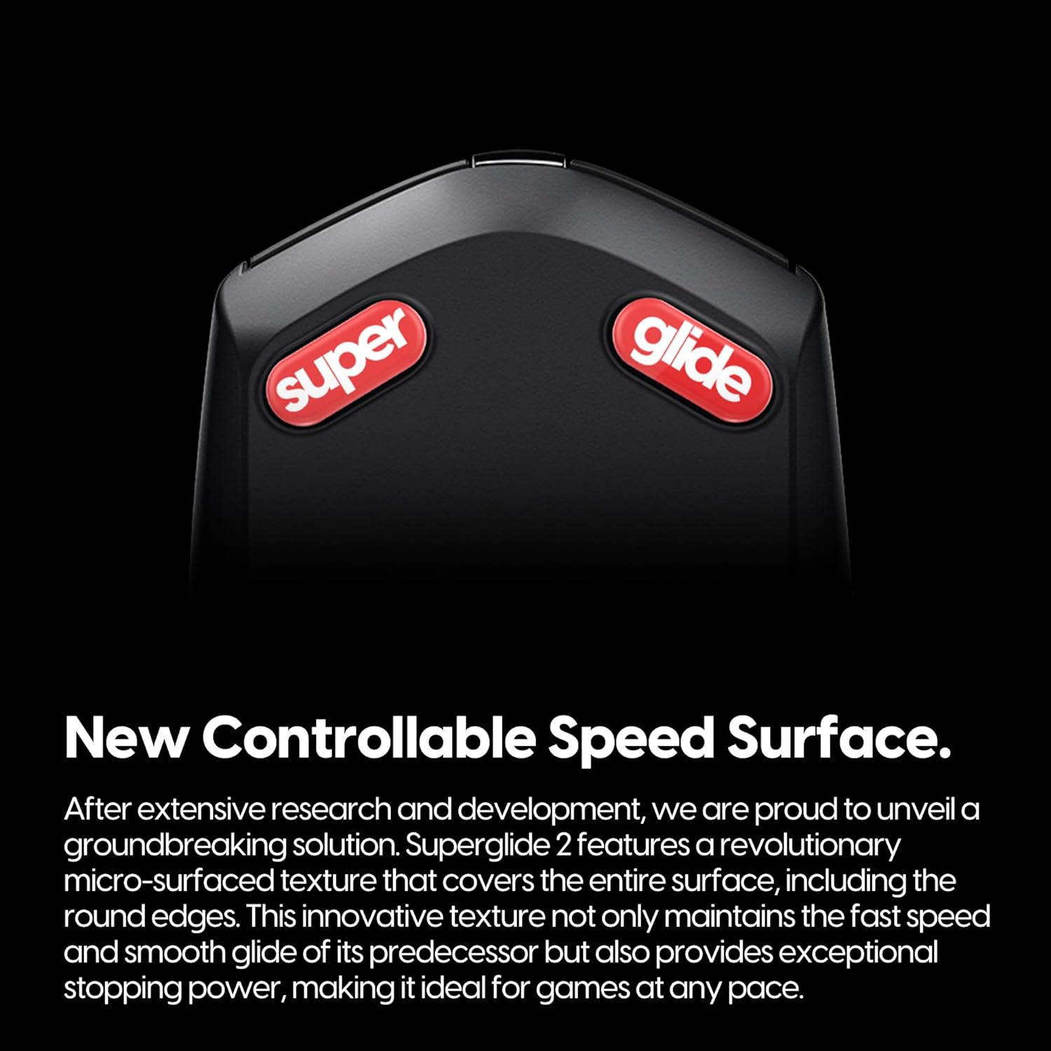 A large marketing image providing additional information about the product Pulsar Superglide 2 Mouse Skate for Logitech G304 / G305 - Red - Additional alt info not provided
