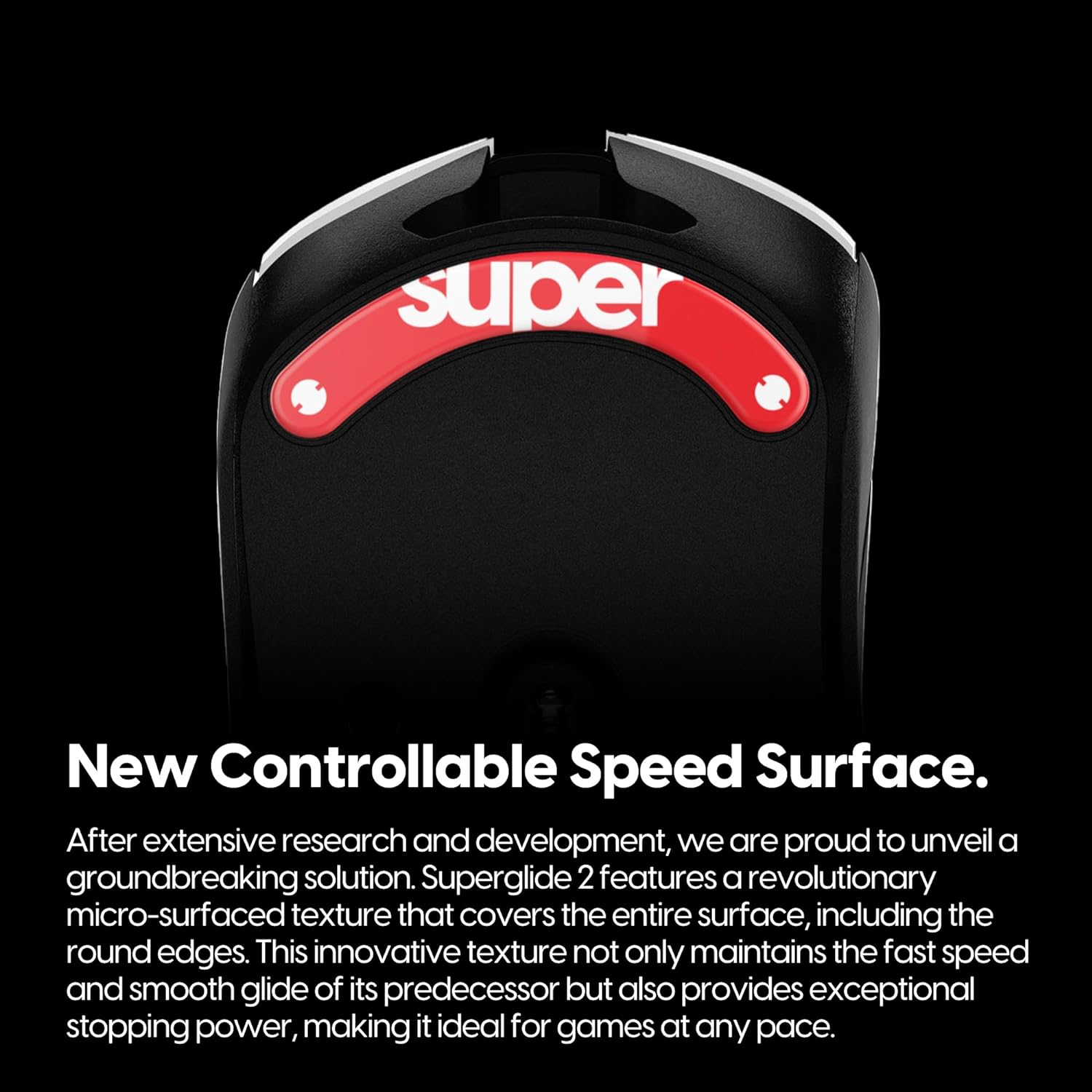 A large marketing image providing additional information about the product Pulsar Superglide 2 Mouse Skate for Logitech G703 / G603 / G403 - Red - Additional alt info not provided