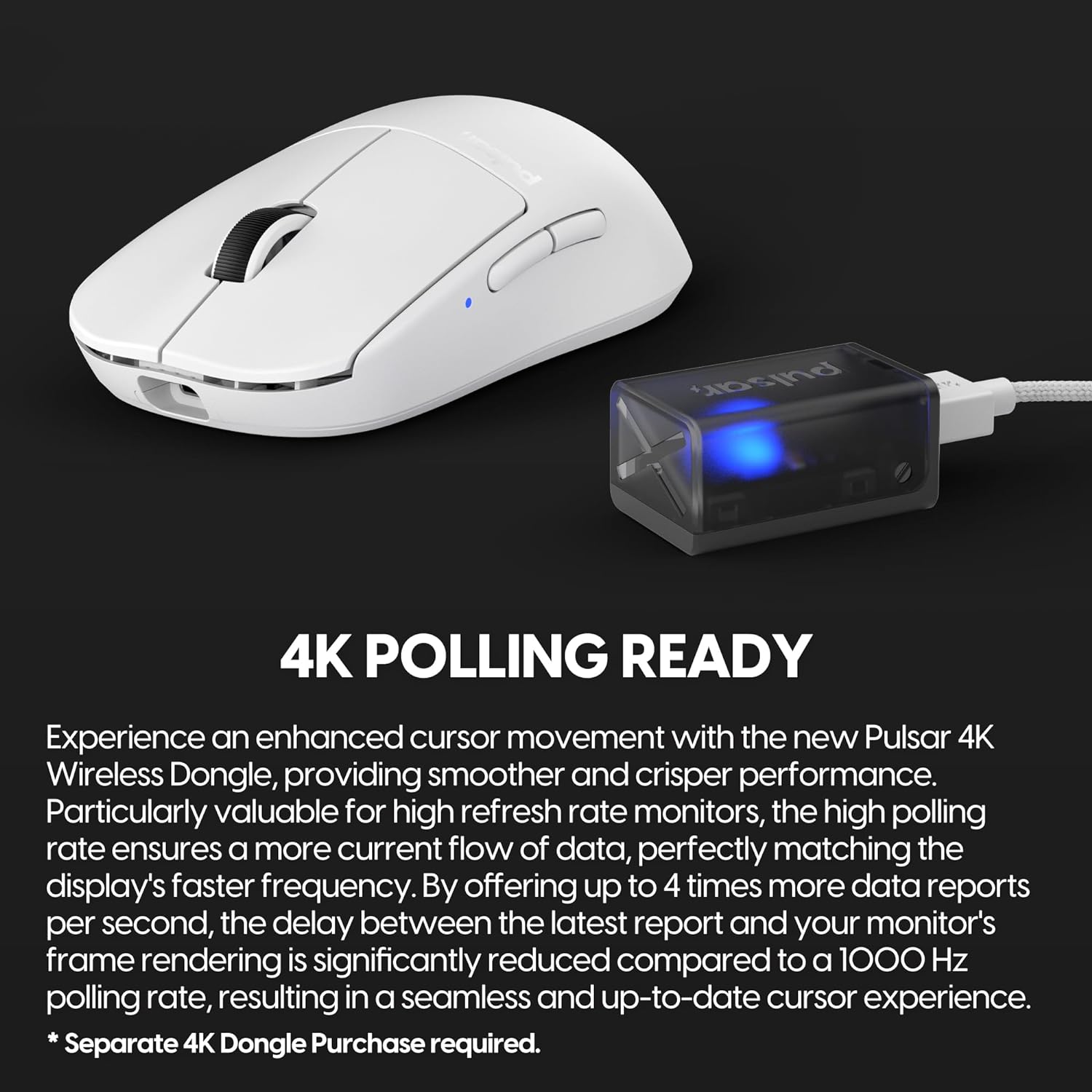 A large marketing image providing additional information about the product Pulsar X2 V2 Wireless Gaming Mouse - White - Additional alt info not provided