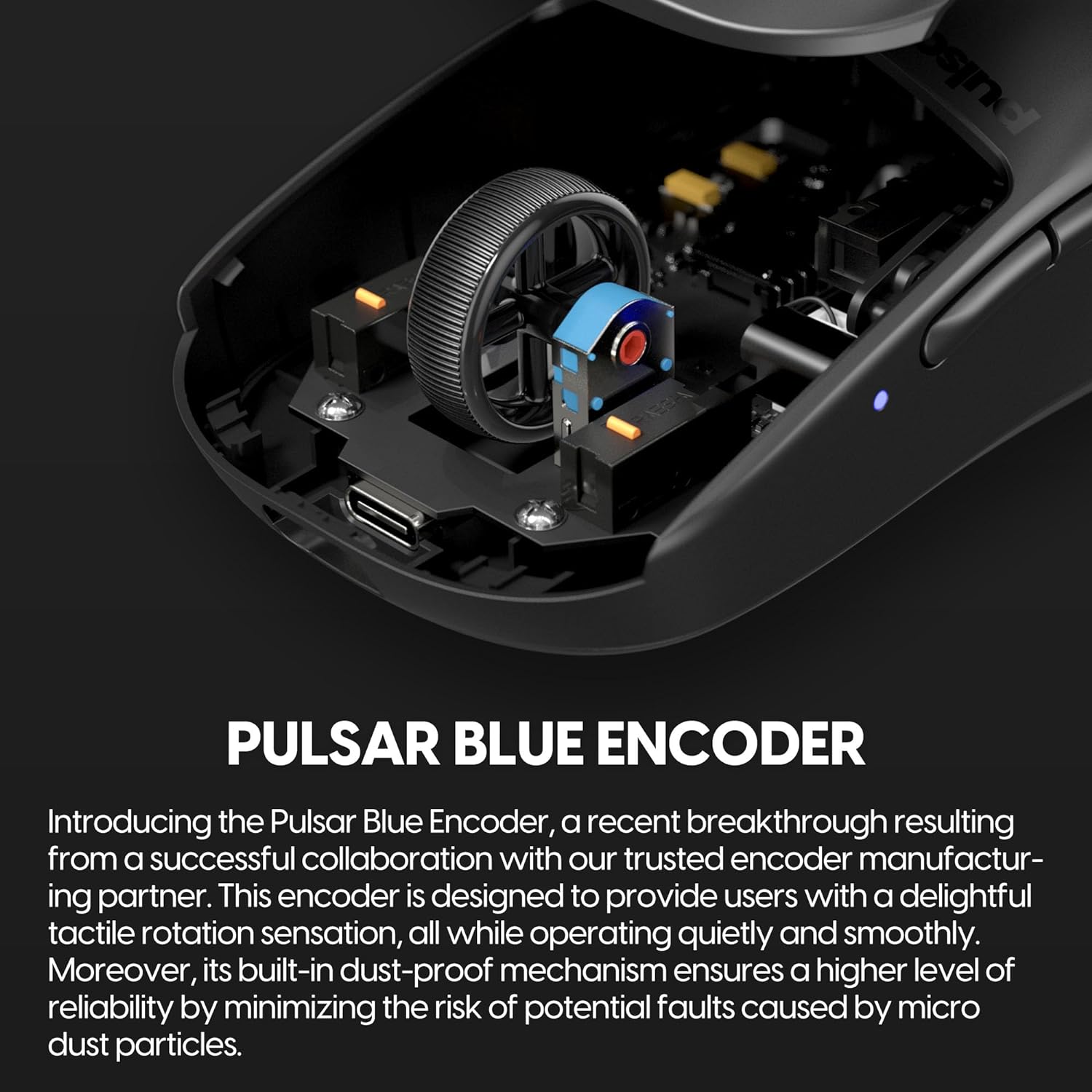 A large marketing image providing additional information about the product Pulsar X2H Wireless Gaming Mouse - Black - Additional alt info not provided