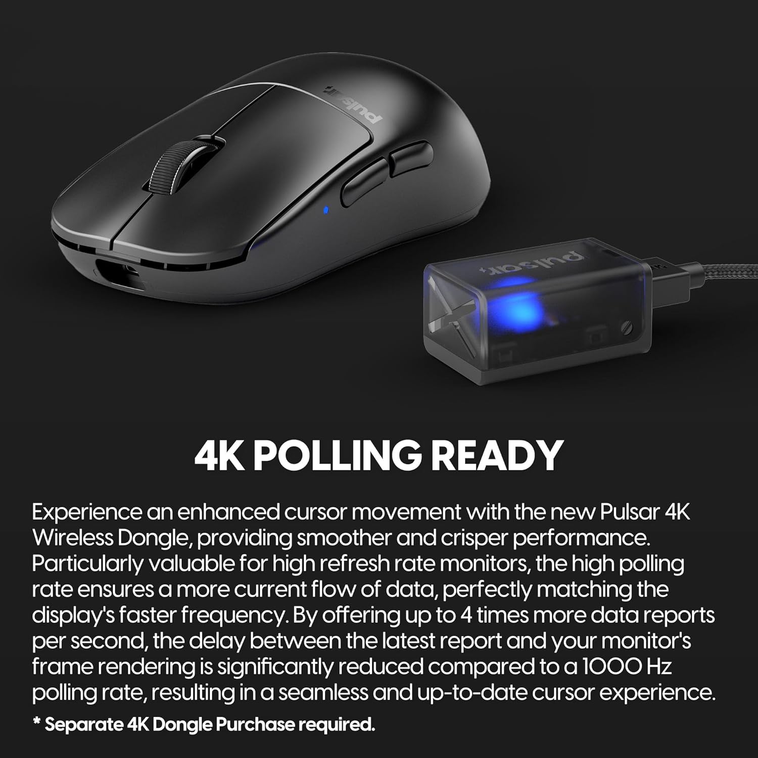 A large marketing image providing additional information about the product Pulsar X2H Wireless Gaming Mouse - Black - Additional alt info not provided