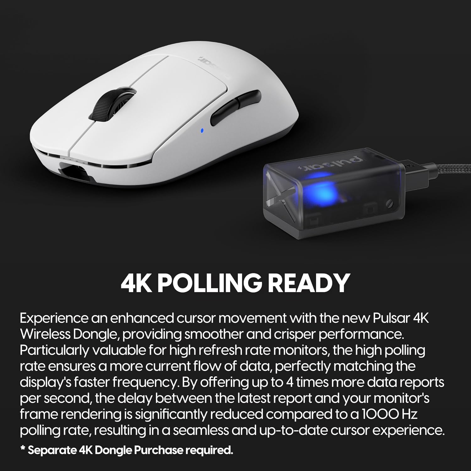 A large marketing image providing additional information about the product Pulsar X2 A Mini Wireless Gaming Mouse - White - Additional alt info not provided