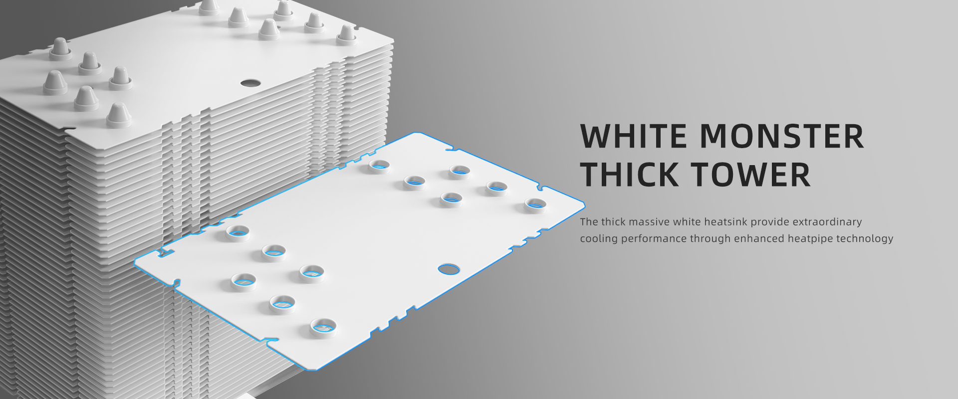 A large marketing image providing additional information about the product ID-COOLING FROZN A610 ARGB CPU Cooler - White - Additional alt info not provided