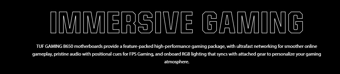 A large marketing image providing additional information about the product ASUS TUF Gaming B650-E WIFI AM5 ATX Desktop Motherboard - Additional alt info not provided