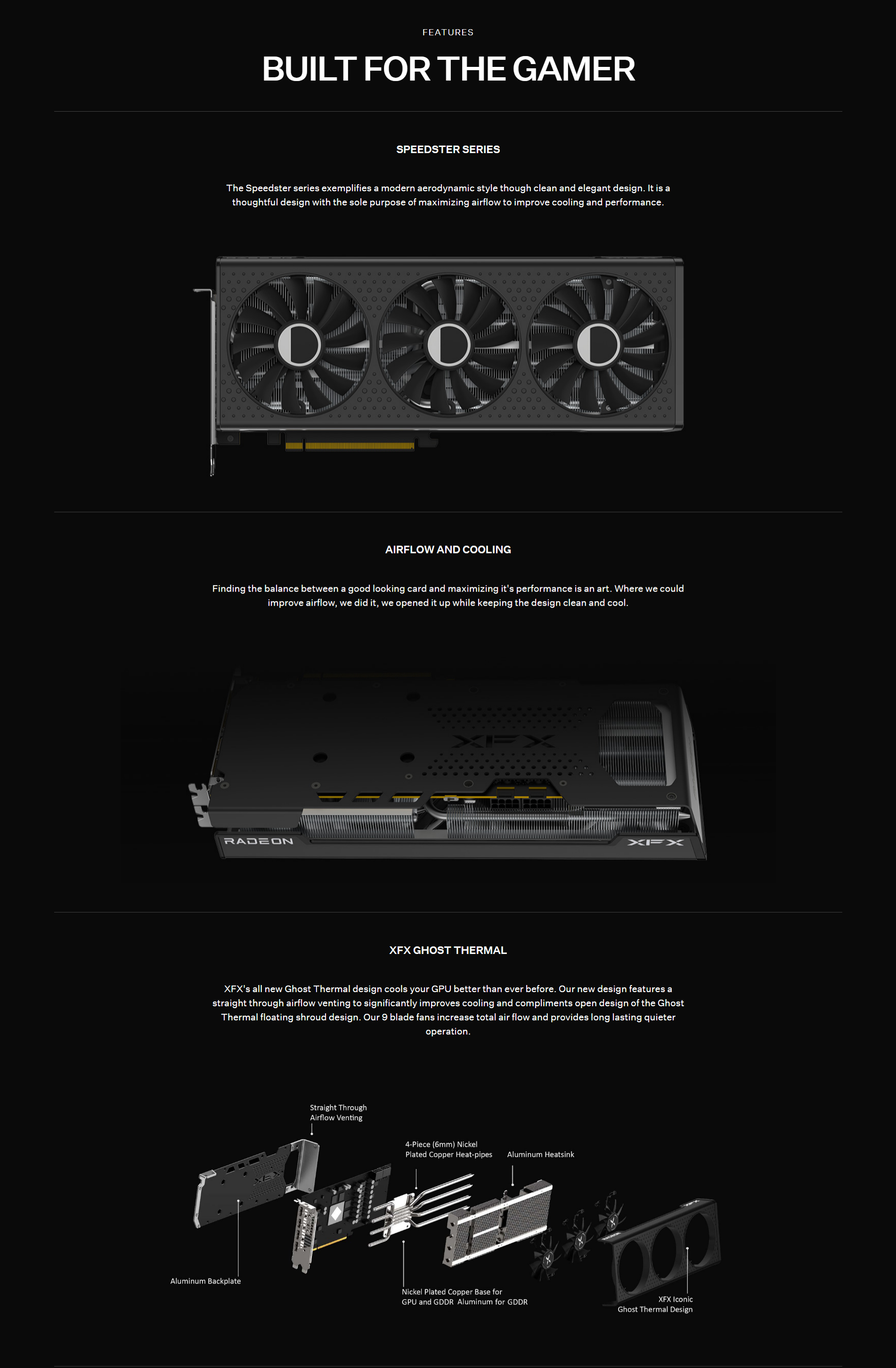 XFX Radeon RX 7600 XT Speedster SWFT 210 16GB GDDR6 | PLE Computers