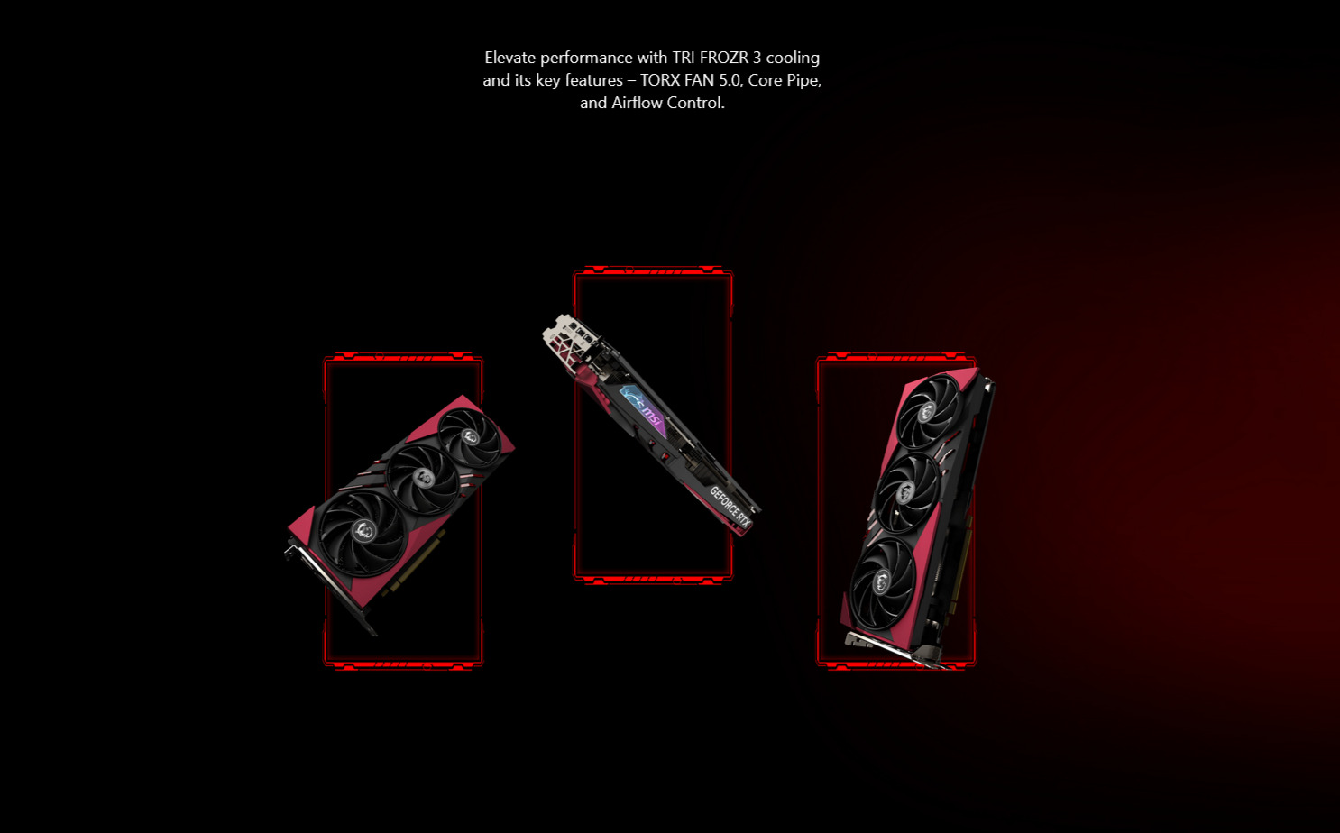 A large marketing image providing additional information about the product MSI GeForce RTX 4070 SUPER Gaming X Slim MLG 12GB GDDR6X - Additional alt info not provided
