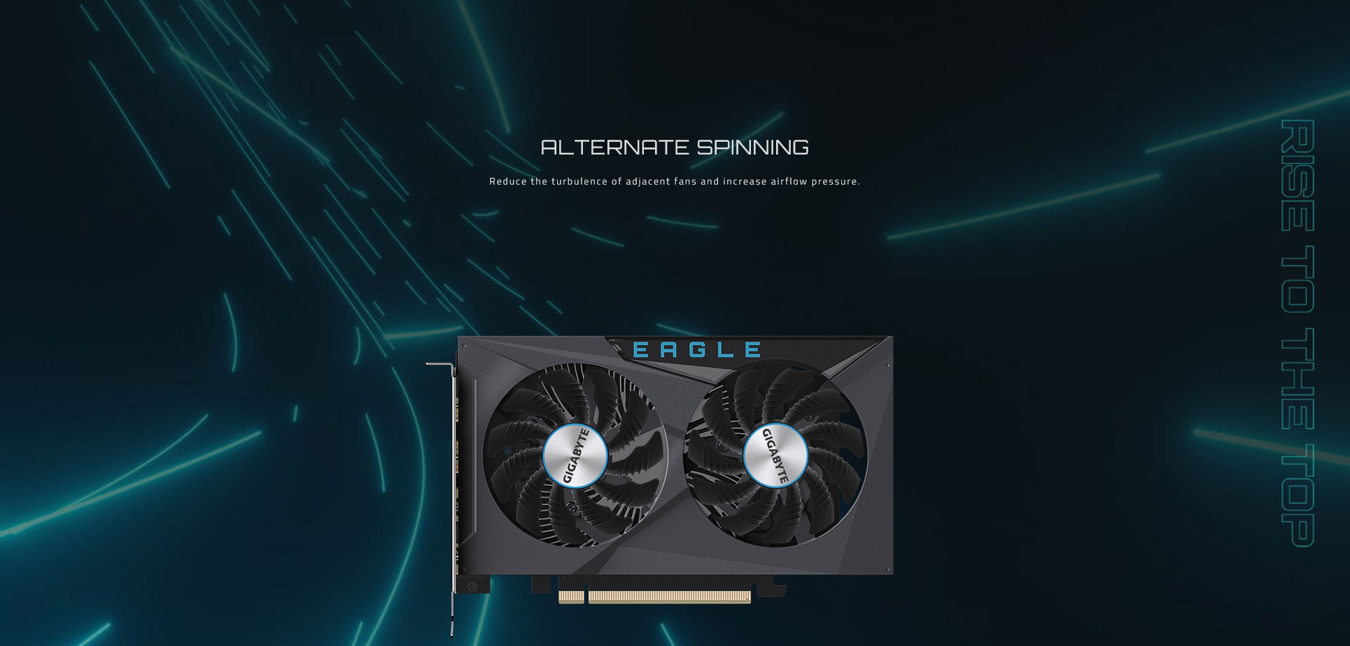A large marketing image providing additional information about the product Gigabyte GeForce RTX 3050 Eagle OC 6GB GDDR6 - Additional alt info not provided