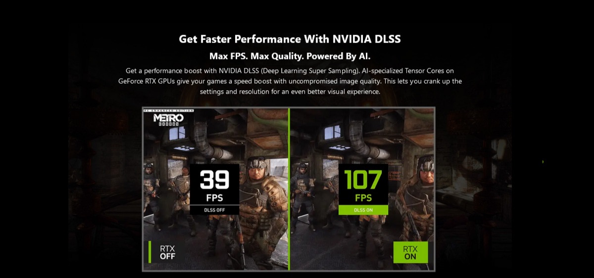 A large marketing image providing additional information about the product MSI GeForce RTX 3050 Ventus 2X OC 6GB GDDR6 - Additional alt info not provided