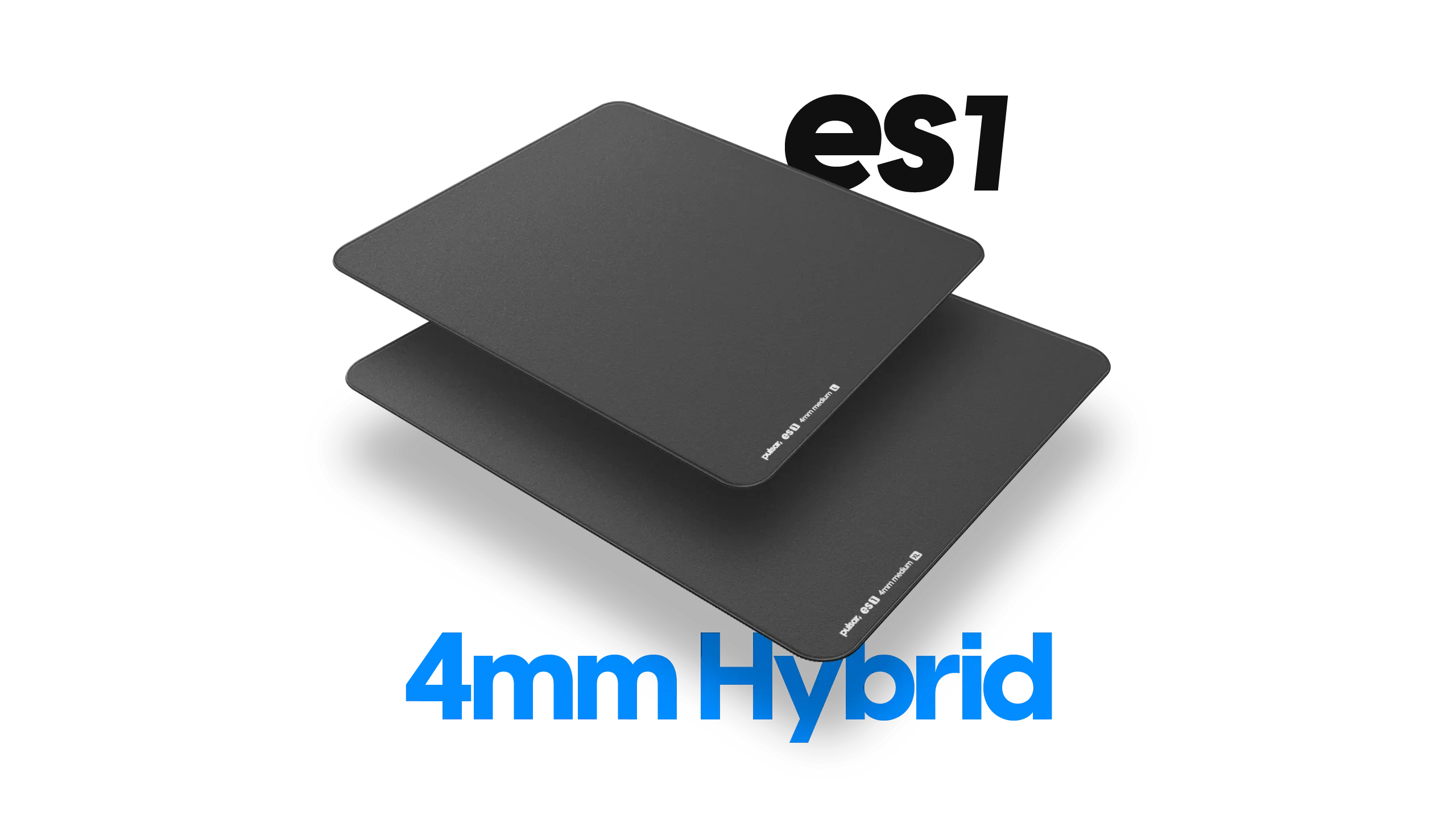 A large marketing image providing additional information about the product Pulsar ES2 Mousepad 4mm Extra Large - Black - Additional alt info not provided