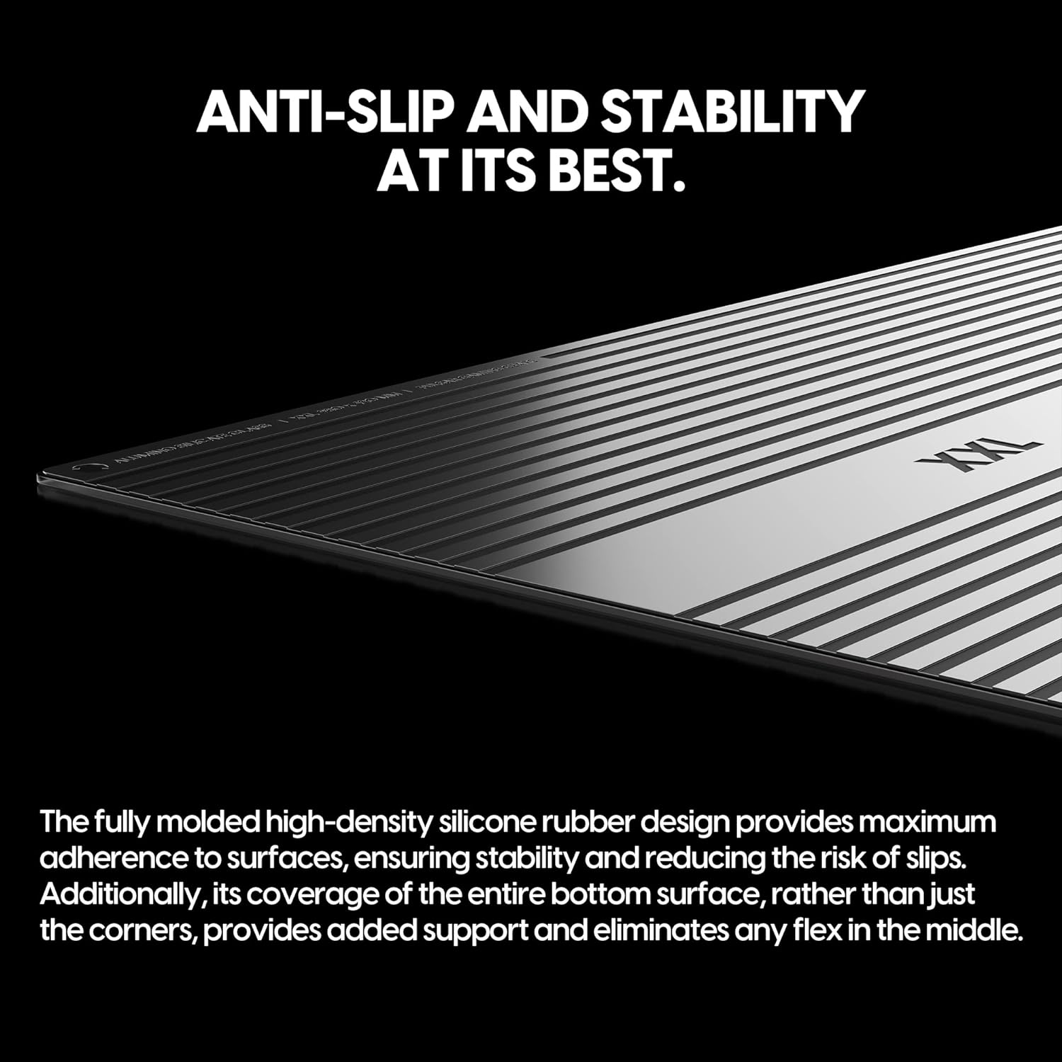 A large marketing image providing additional information about the product Pulsar Superglide Pad XXL 2 - Black - Additional alt info not provided