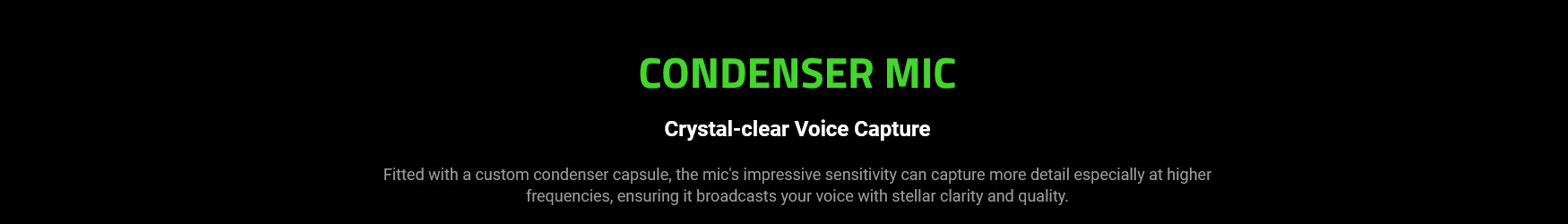 A large marketing image providing additional information about the product Razer Seiren V3 Mini - Ultra-Compact USB Microphone (White) - Additional alt info not provided
