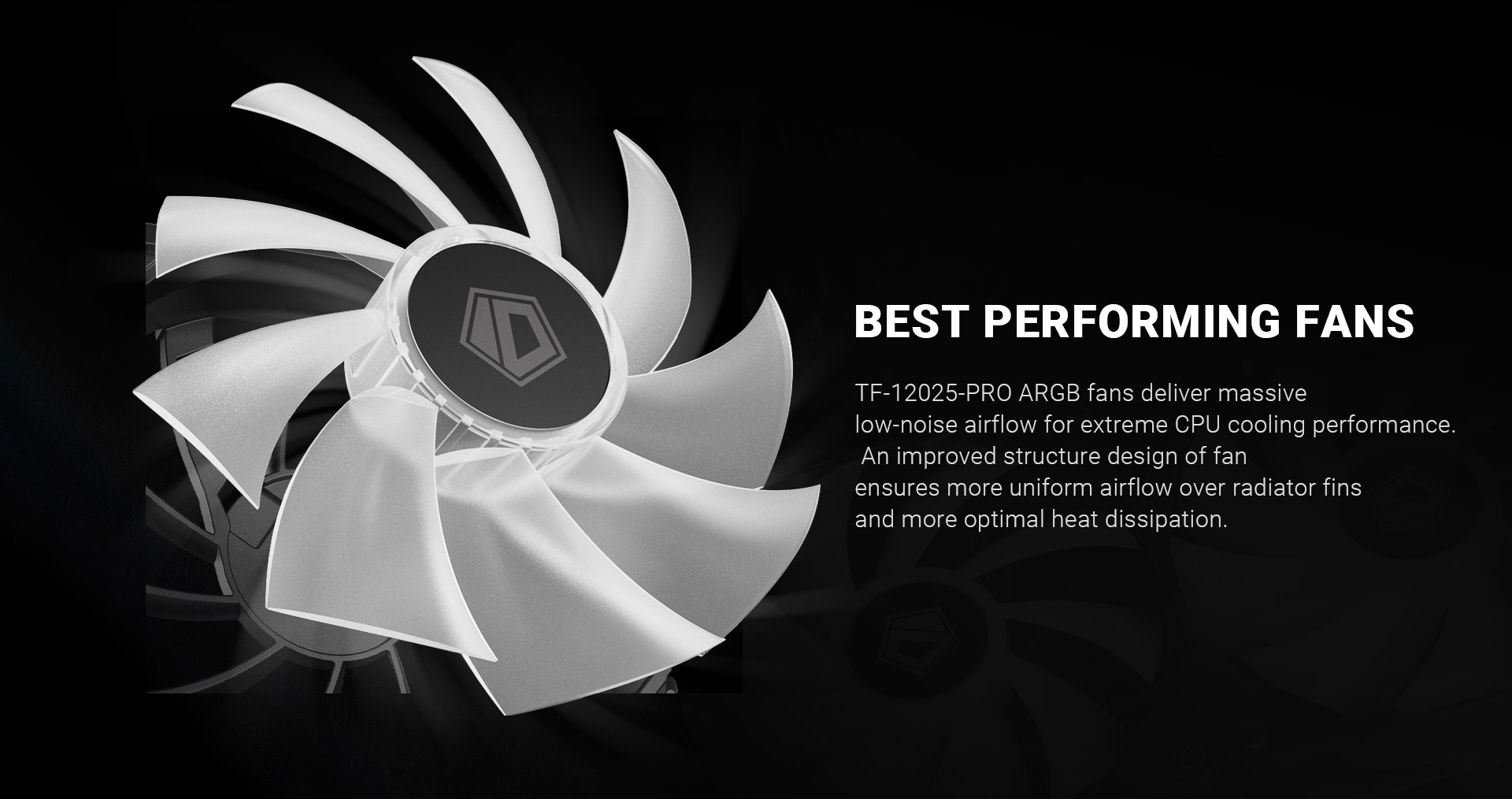 A large marketing image providing additional information about the product ID-COOLING ZoomFlow 240 XT V2 240mm ARGB AIO CPU Liquid Cooler - Black - Additional alt info not provided