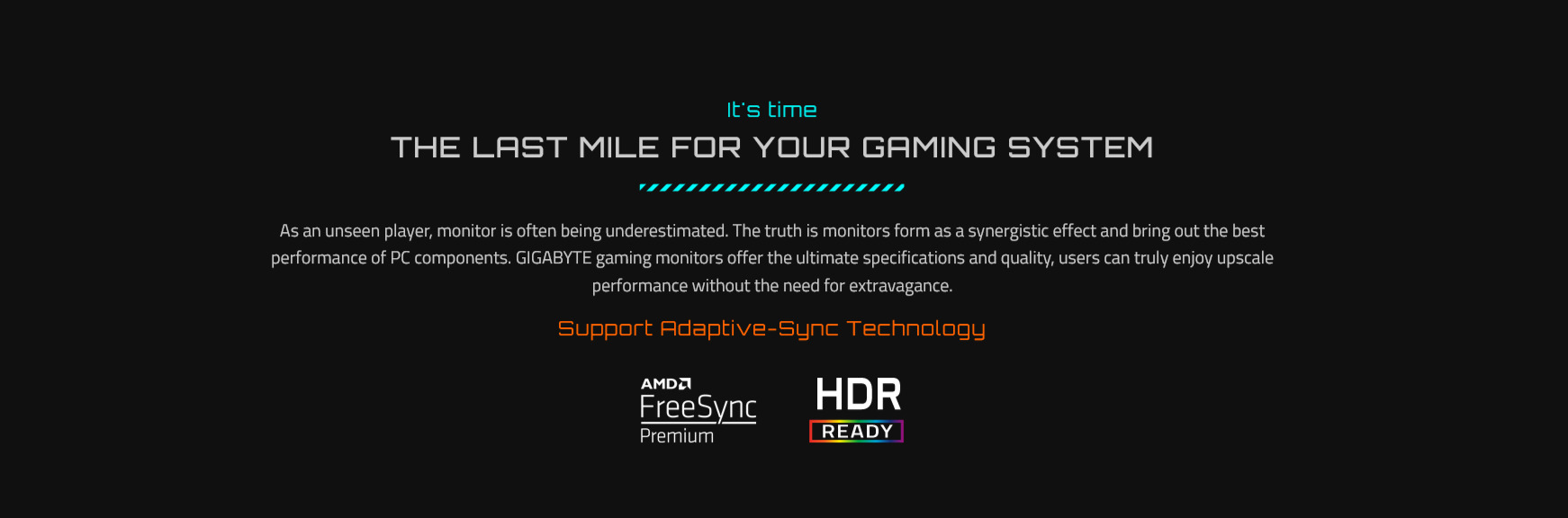 A large marketing image providing additional information about the product Gigabyte GS27FC 27" Curved FHD 180Hz VA Monitor - Additional alt info not provided