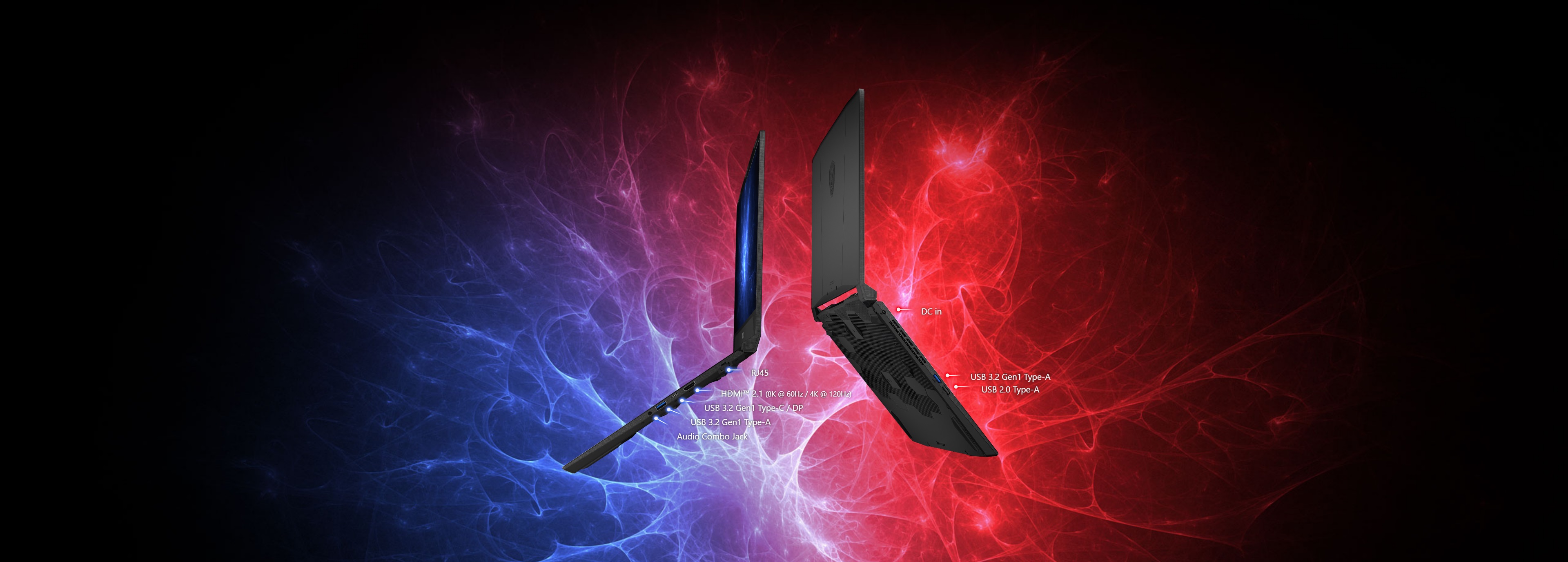 A large marketing image providing additional information about the product MSI Katana 15 B13UDXK-1841AU 15.6" 144Hz 13th i5 13420H RTX 3050 Win 11 Pro Gaming Notebook - Additional alt info not provided