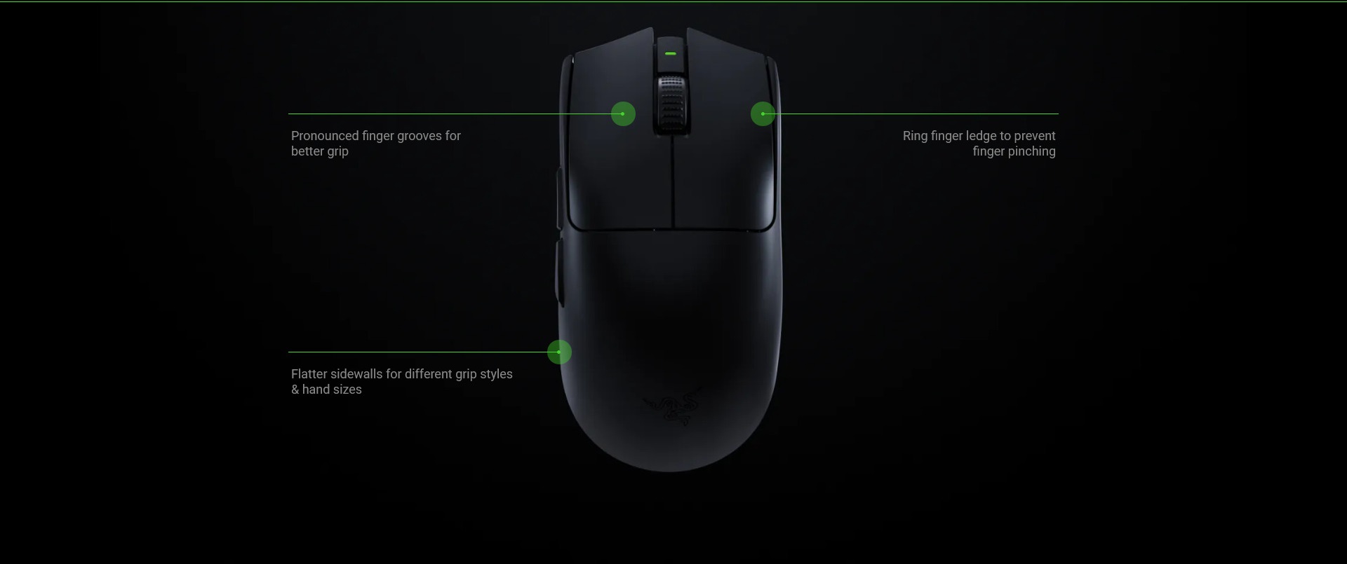 A large marketing image providing additional information about the product Razer Viper V3 Pro - Wireless eSports Gaming Mouse (Black) - Additional alt info not provided