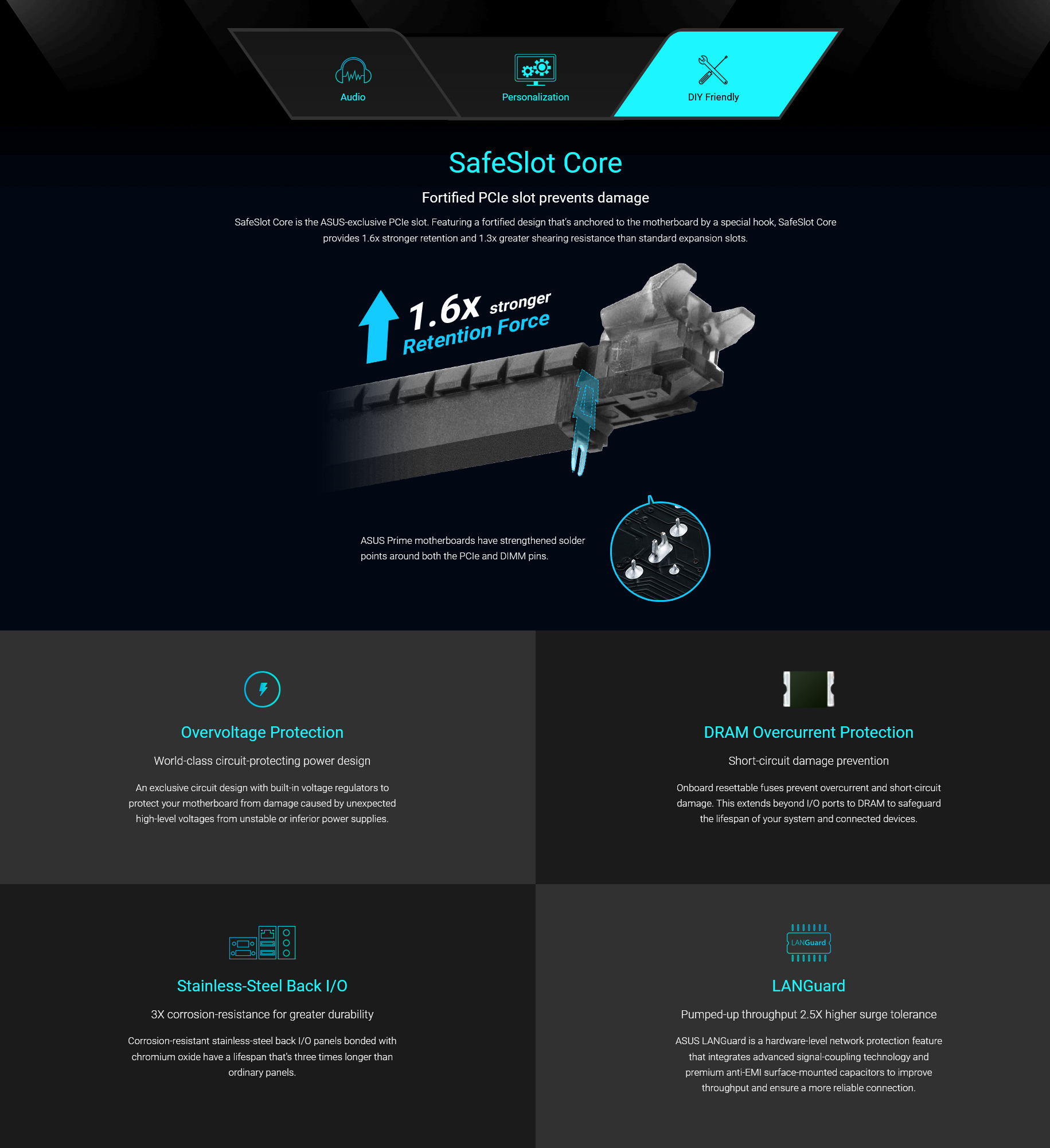 A large marketing image providing additional information about the product ASUS PRIME B450M-K II AM4 mATX Desktop Motherboard - Additional alt info not provided