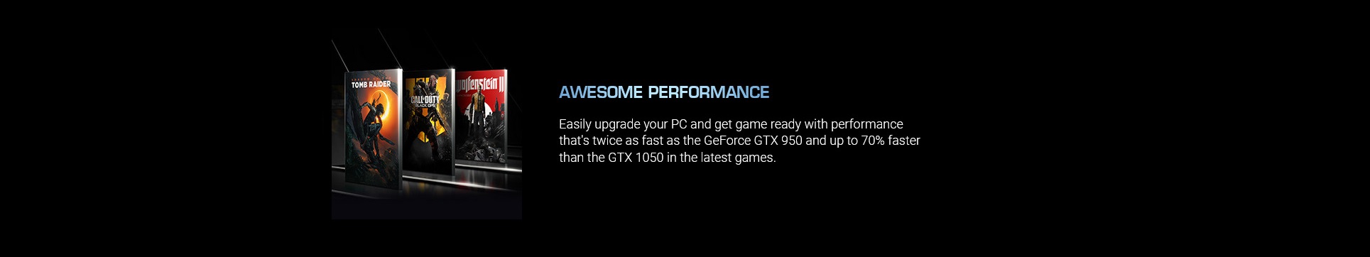 A large marketing image providing additional information about the product ASUS GeForce GTX1650 Dual EVO OC 4GB GDDR6 - Additional alt info not provided