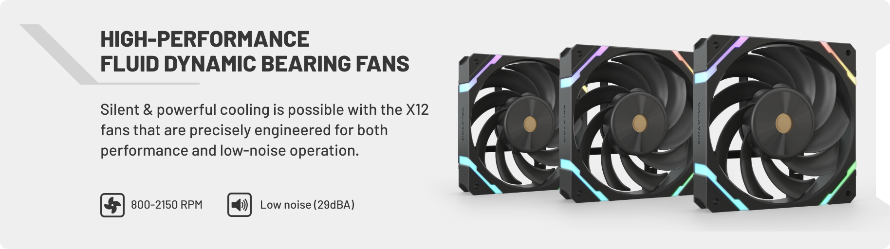 A large marketing image providing additional information about the product Valkyrie DRAGONFANG GL360 ARGB - 360mm AIO CPU Liquid Cooler (Black) - Additional alt info not provided