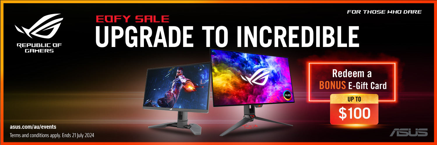 ASUS Monitors EOFY EGift Card Promotion PLE Computers