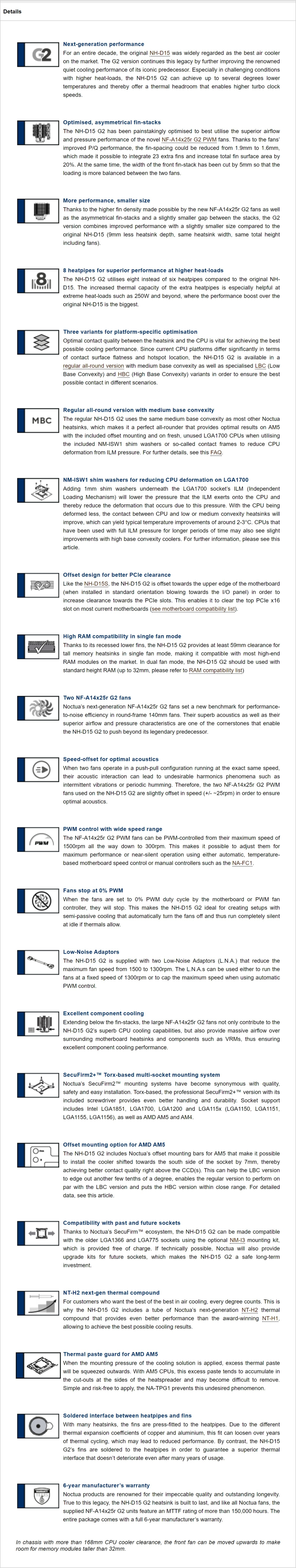 A large marketing image providing additional information about the product Noctua NH-D15 G2 - High Performance Multi-Socket PWM CPU Cooler - Additional alt info not provided