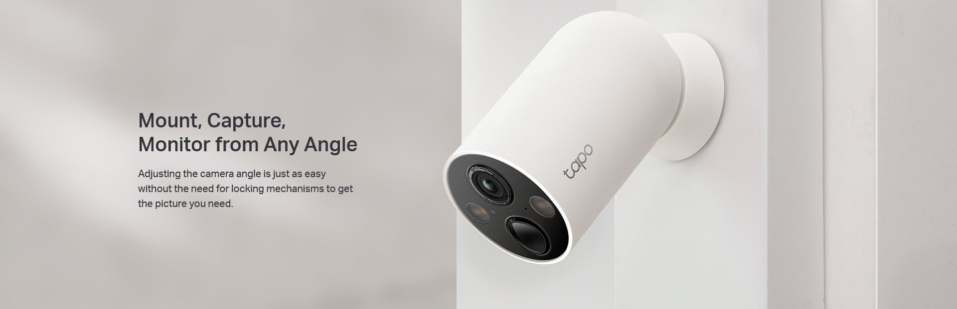 A large marketing image providing additional information about the product TP-Link Tapo TC85 - Smart Wire-Free Security Camera - Additional alt info not provided