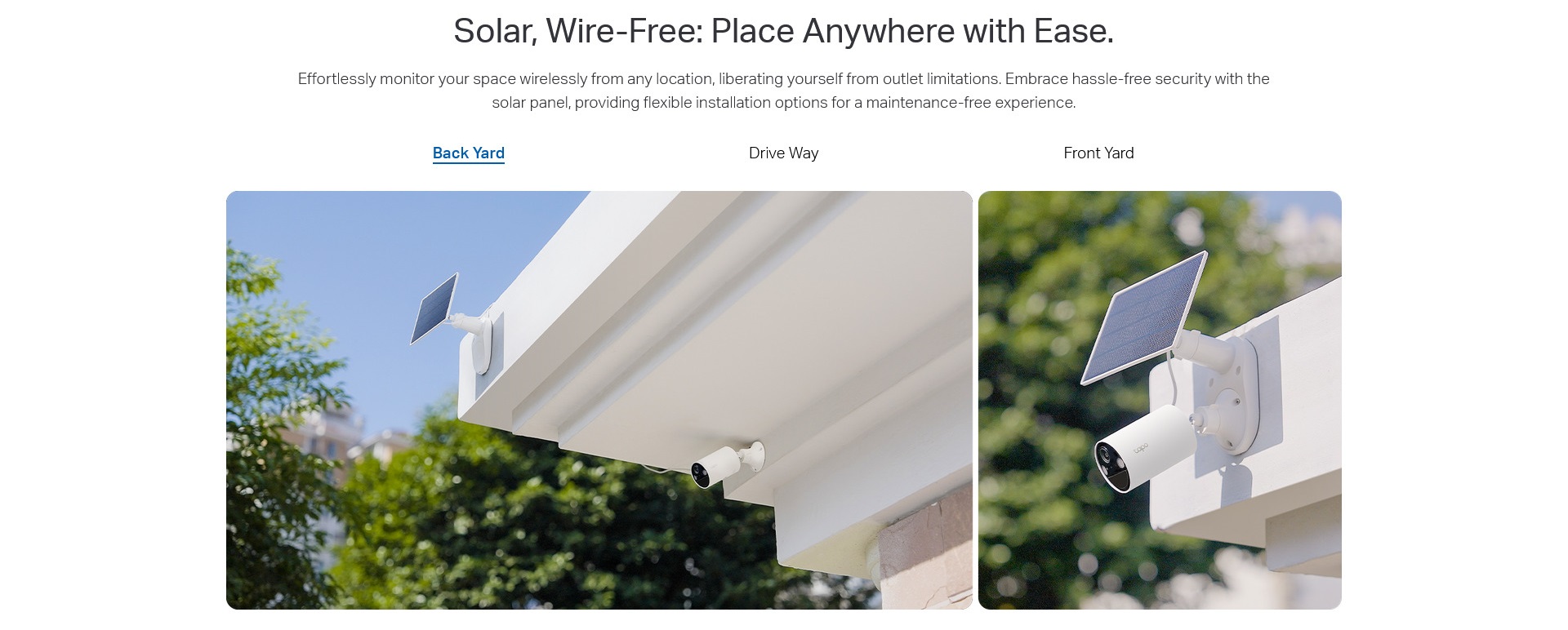 A large marketing image providing additional information about the product TP-Link Tapo TC82 KIT - Solar-Powered Security Camera Kit - Additional alt info not provided