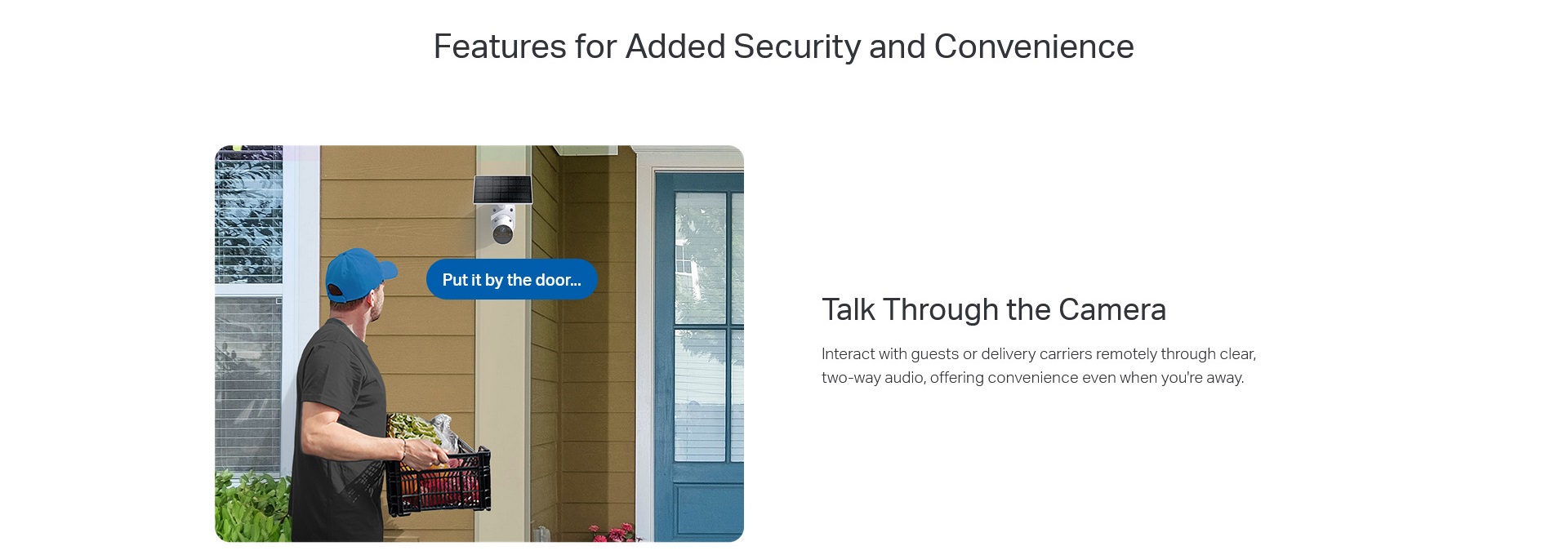 A large marketing image providing additional information about the product TP-Link Tapo TC82 KIT - Solar-Powered Security Camera Kit - Additional alt info not provided