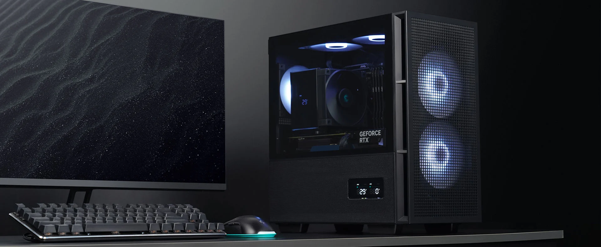 A large marketing image providing additional information about the product DeepCool CH360 Digital mATX Case - Black - Additional alt info not provided