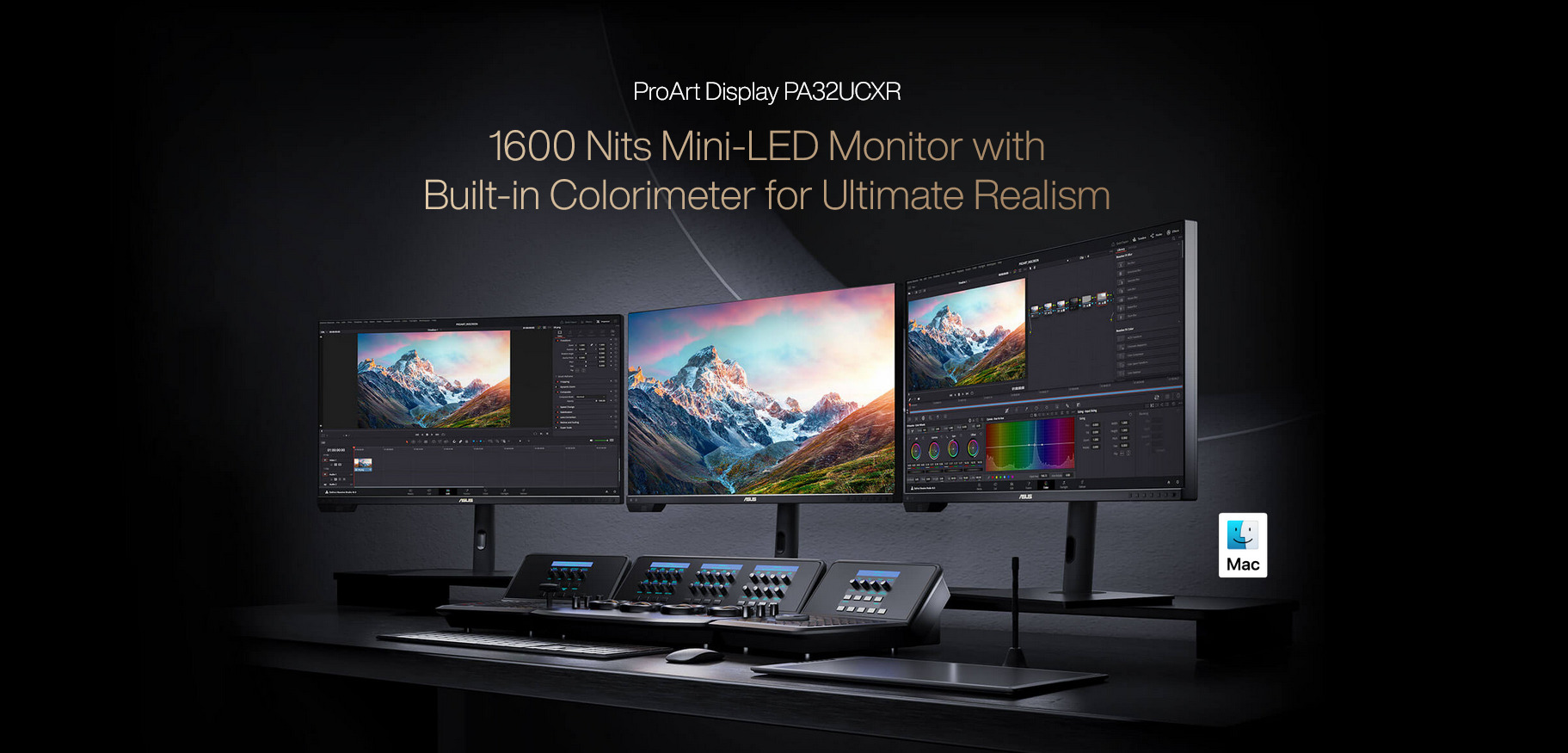 A large marketing image providing additional information about the product ASUS ProArt PA32UCXR 32" 4K 60Hz IPS Monitor - Additional alt info not provided