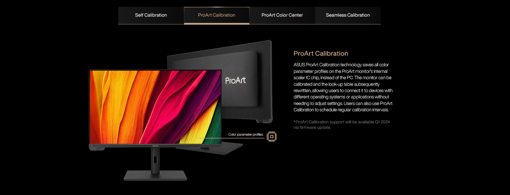 A large marketing image providing additional information about the product ASUS ProArt PA32UCXR 32" 4K 60Hz IPS Monitor - Additional alt info not provided