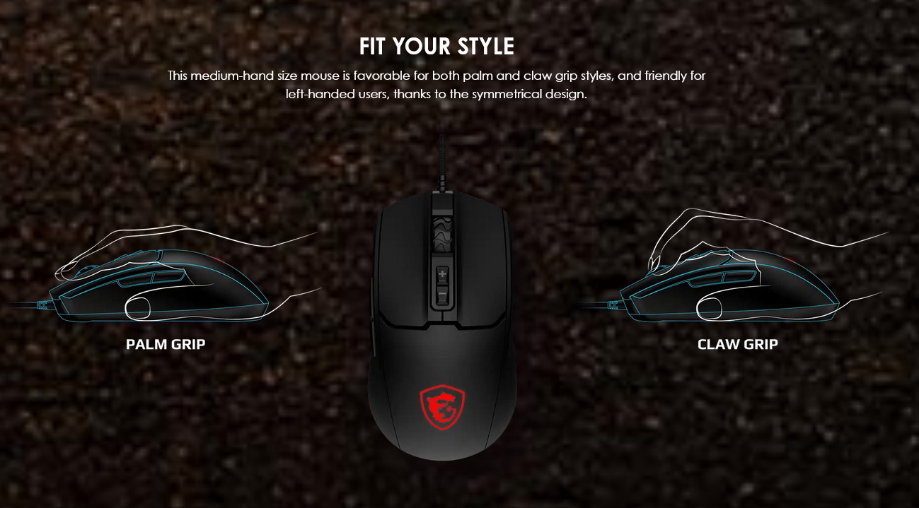 A large marketing image providing additional information about the product MSI Forge GK100 Keyboard and Mouse Combo - Additional alt info not provided