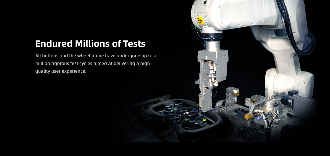 A large marketing image providing additional information about the product MOZA VGS Steering Wheel - Additional alt info not provided