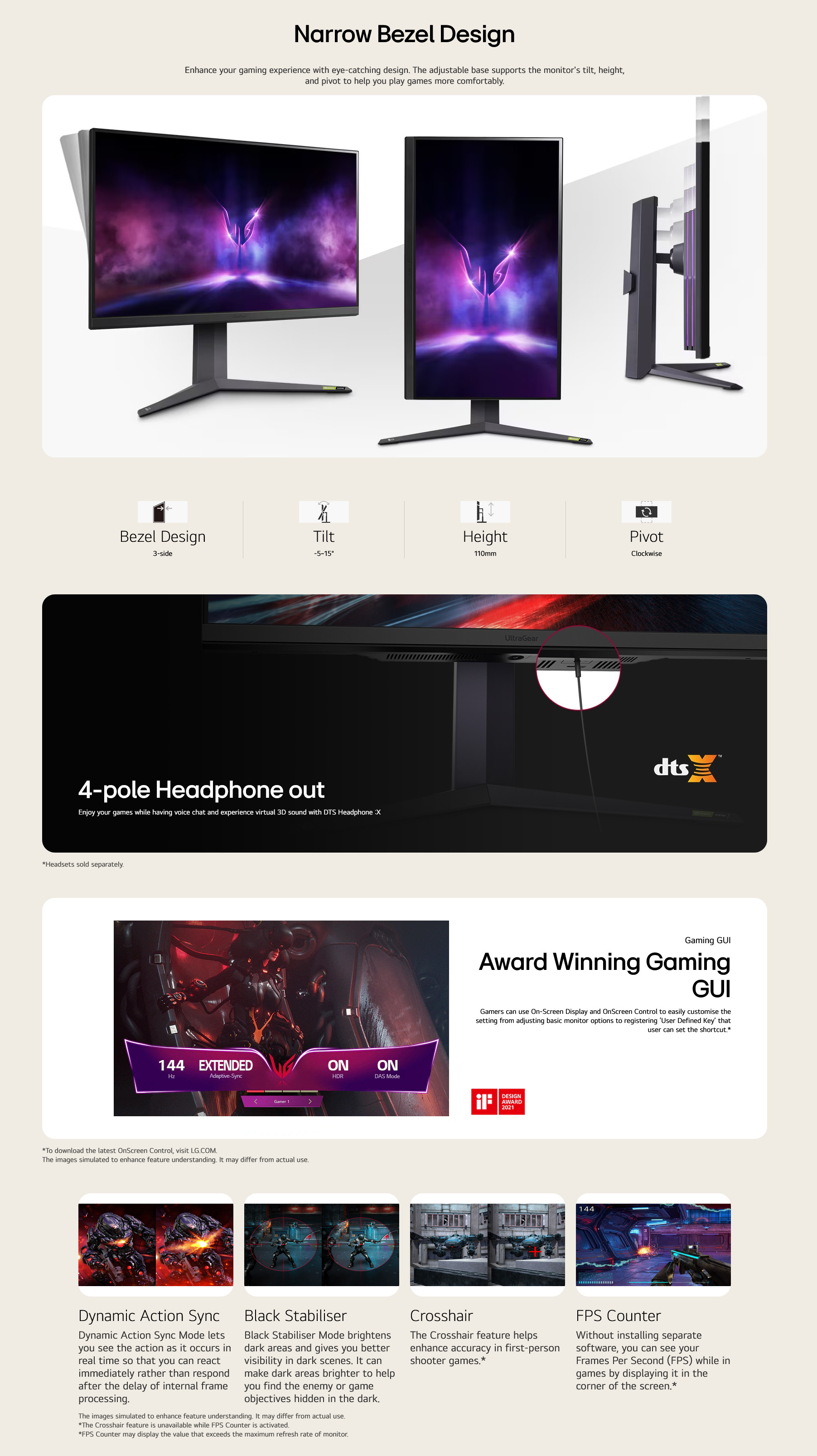 A large marketing image providing additional information about the product LG UltraGear 32GR93U-B 32" 4K 144Hz IPS Monitor - Additional alt info not provided