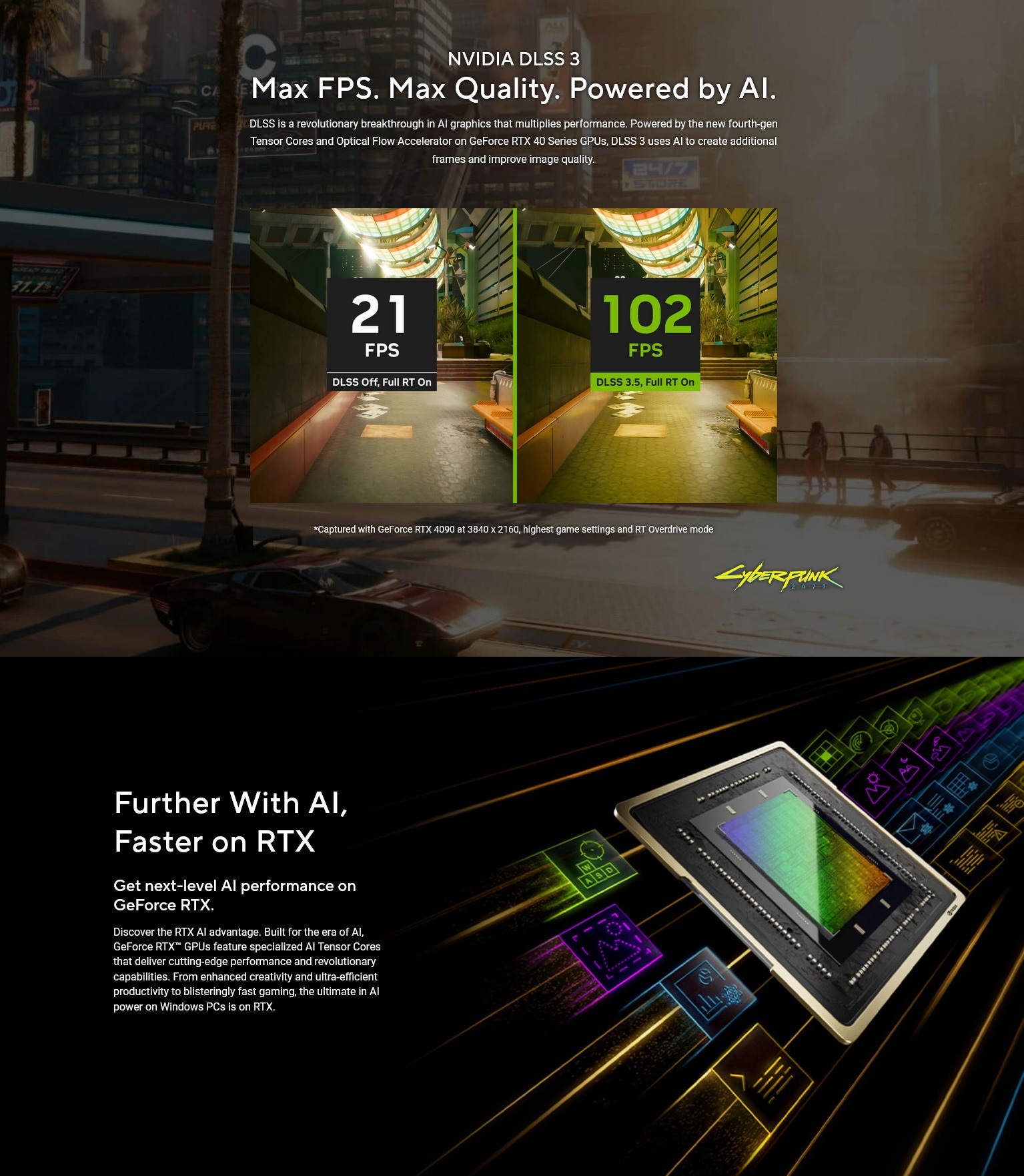 A large marketing image providing additional information about the product ASUS Prime GeForce RTX 4070 OC 12GB GDDR6X - Additional alt info not provided