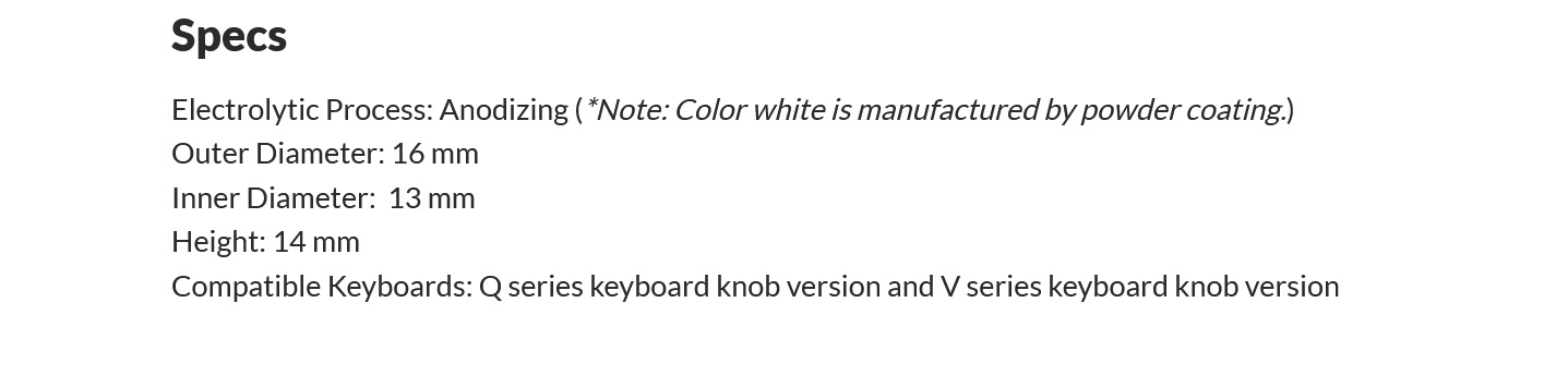 A large marketing image providing additional information about the product Keychron Aluminium Knob - Rose Gold - Additional alt info not provided