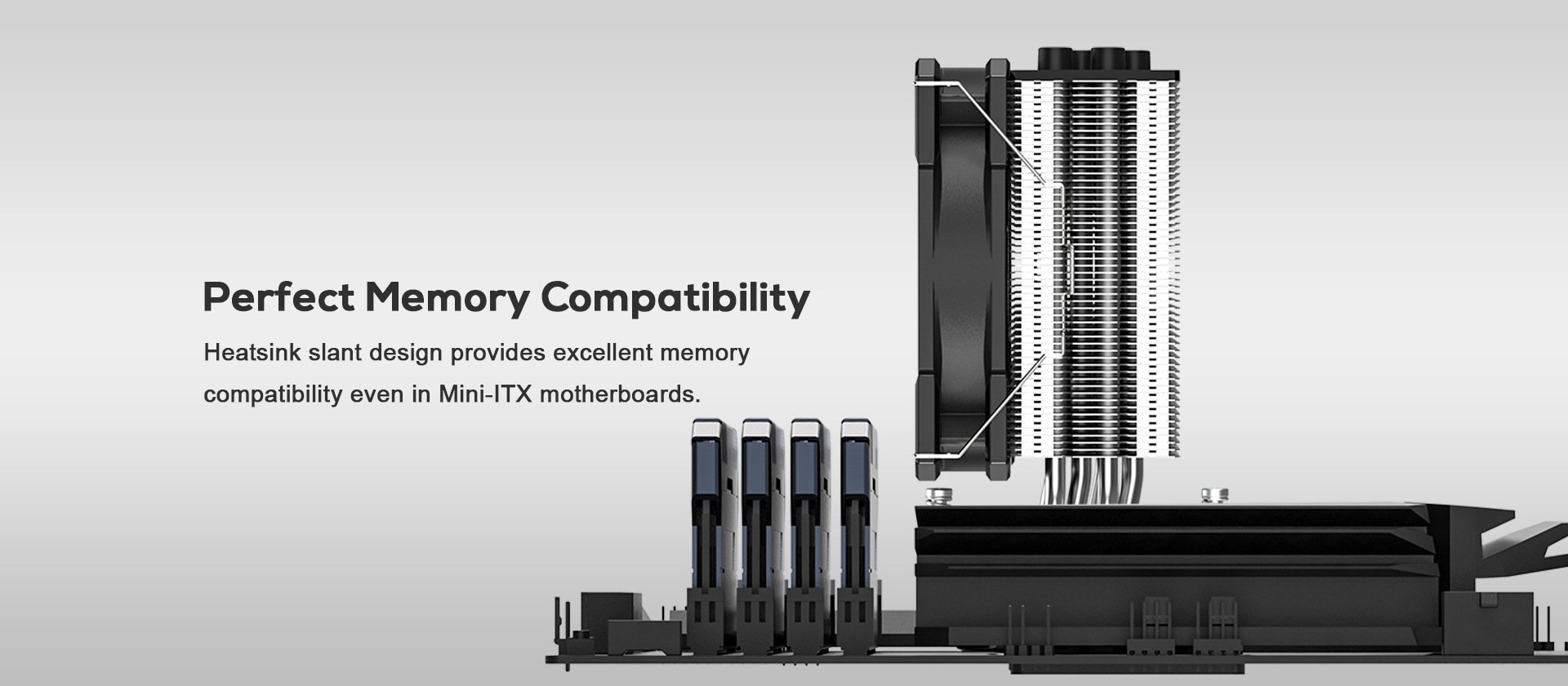 A large marketing image providing additional information about the product ID-COOLING Sweden Series SE-224-XTS CPU Cooler - Black - Additional alt info not provided