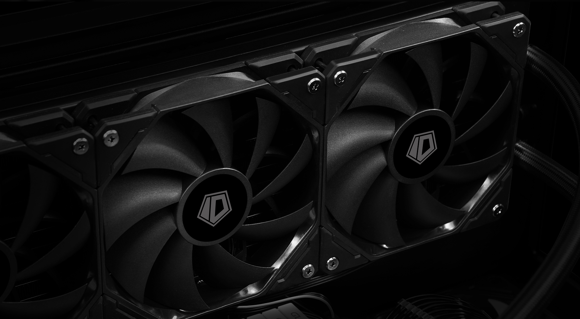 A large marketing image providing additional information about the product ID-COOLING TF Series Pro 120mm Case Fan - Black - Additional alt info not provided