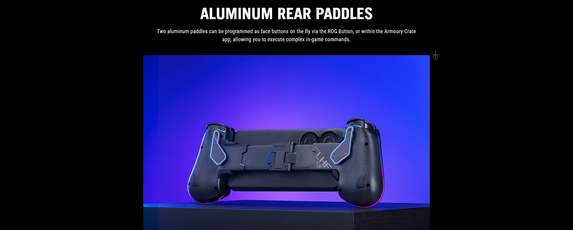 A large marketing image providing additional information about the product ASUS ROG Tessen Mobile Controller - Additional alt info not provided