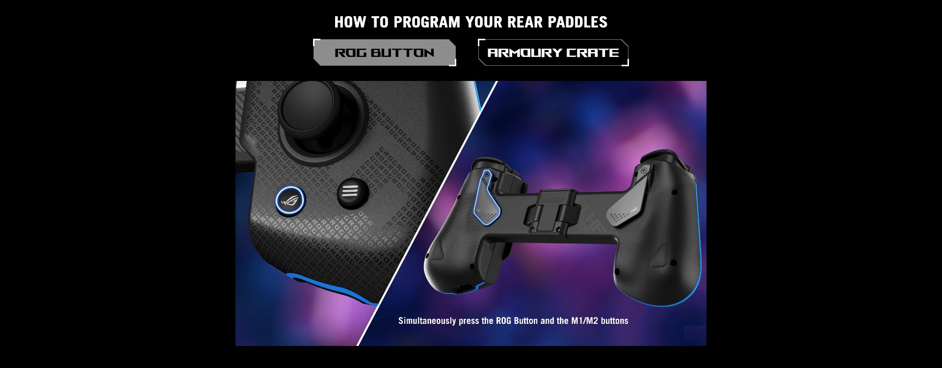 A large marketing image providing additional information about the product ASUS ROG Tessen Mobile Controller - Additional alt info not provided