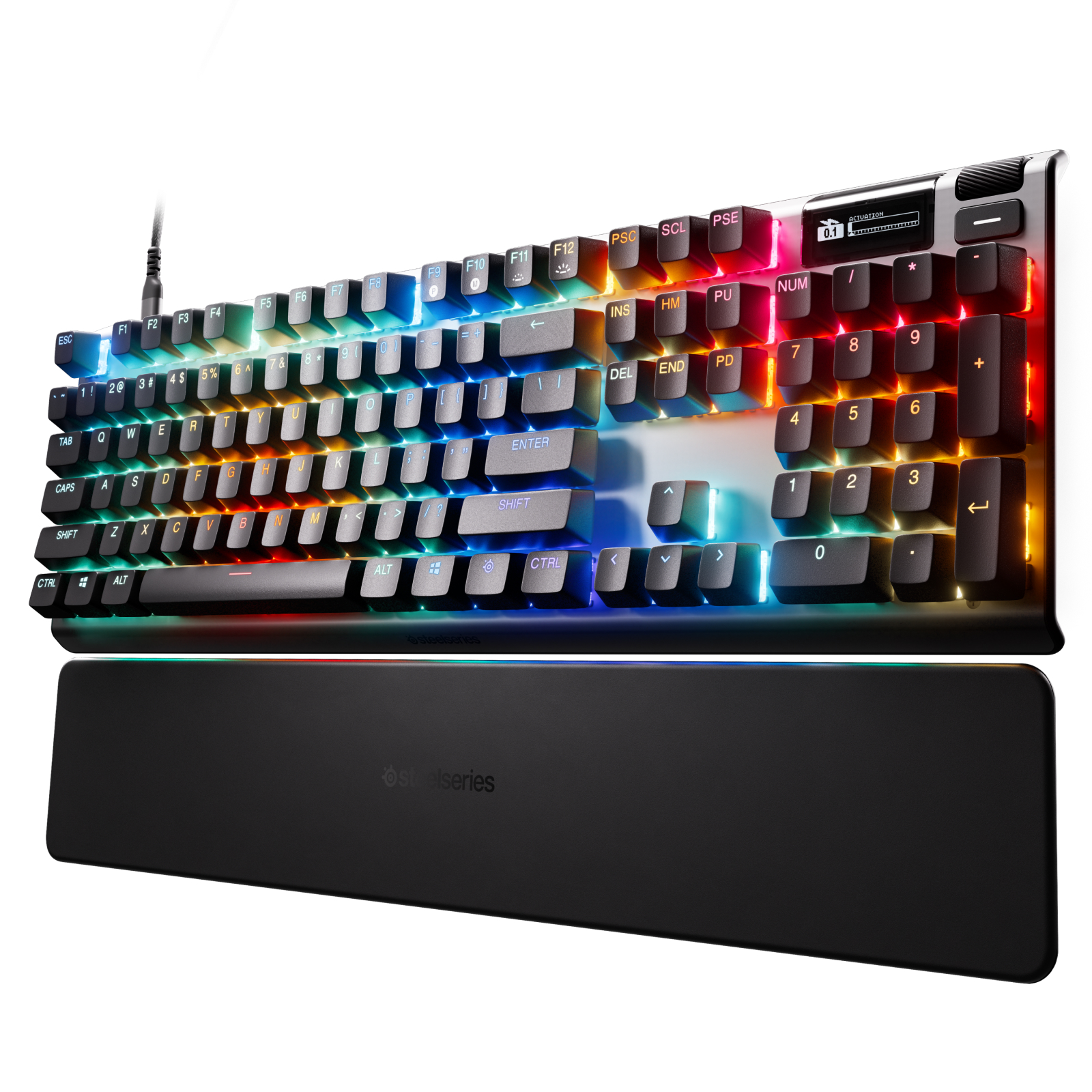 A large marketing image providing additional information about the product SteelSeries Apex Pro Gen 3 - Rapid Trigger Mechanical Keyboard (OmniPoint 3.0 Switches) - Additional alt info not provided