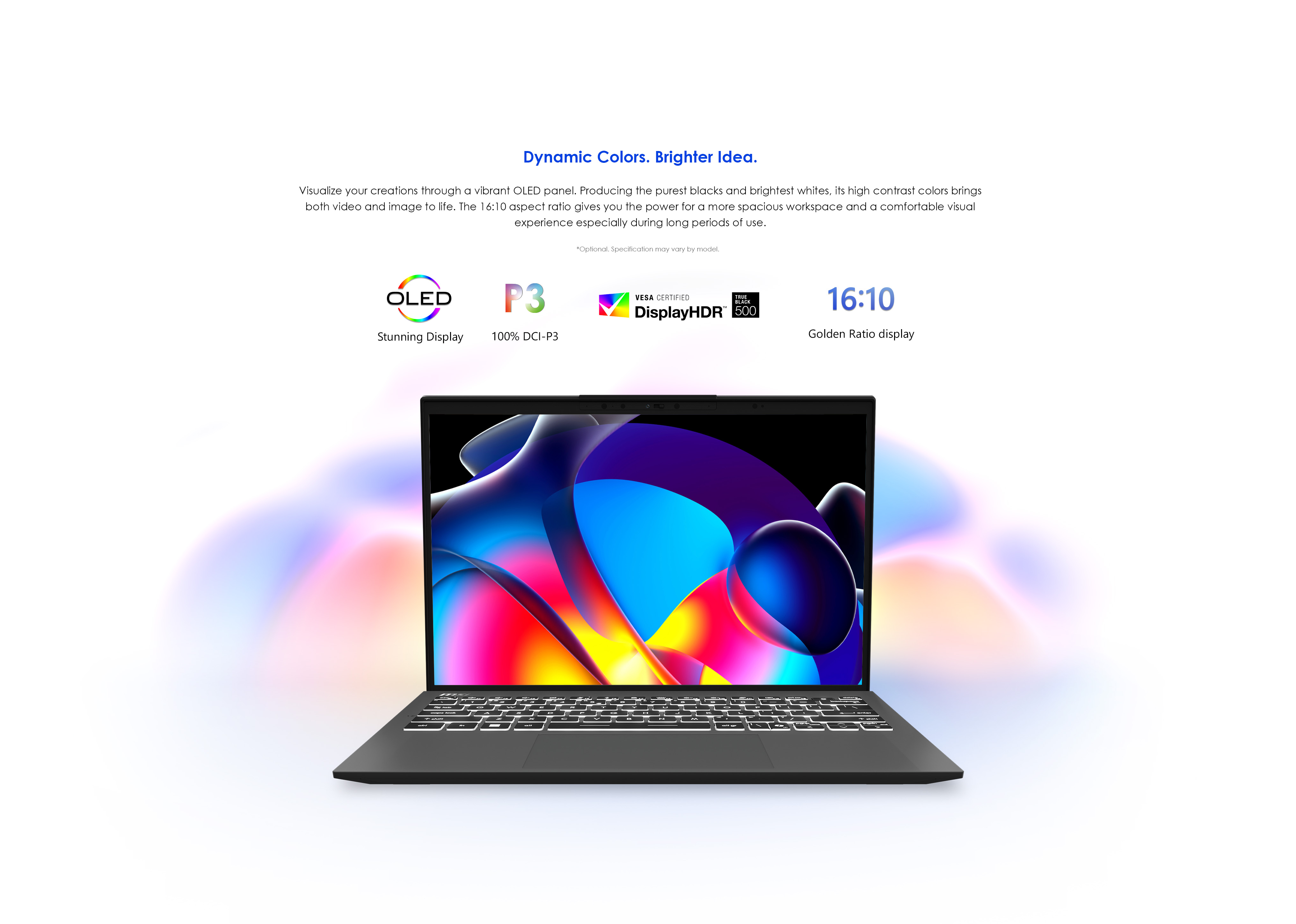 A large marketing image providing additional information about the product MSI Prestige 13 AI+ Evo (A2V) - 13.3" 2.8K OLED, Core Ultra 9 288V, 32GB/2TB - Win 11 Notebook - Additional alt info not provided