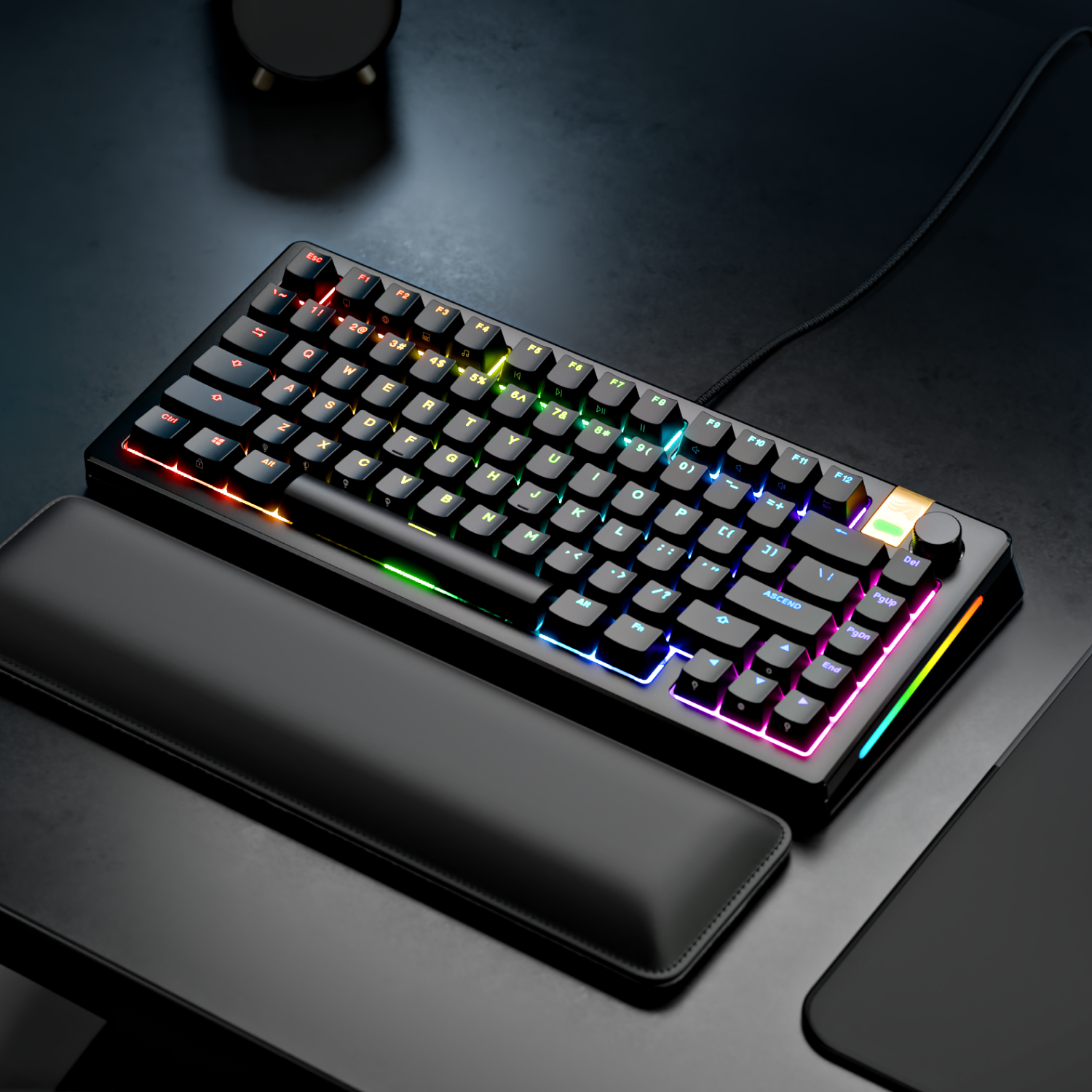 A large marketing image providing additional information about the product Glorious GMMK 3 Pro HE 75% Mechanical Keyboard - Black (Prebuilt) - Additional alt info not provided