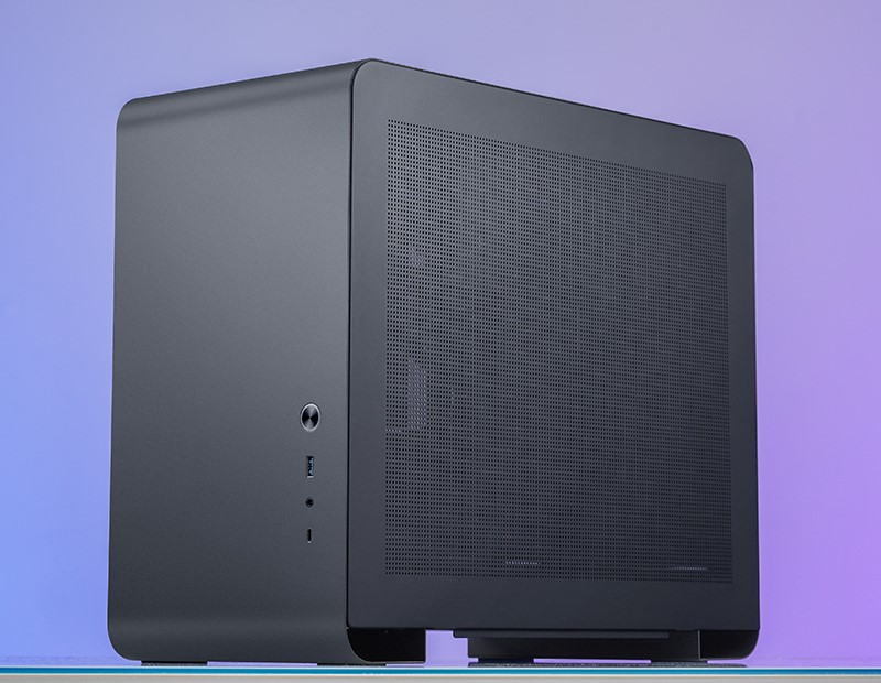 A large marketing image providing additional information about the product Jonsbo U4 Mini MESH mATX Case (Black) - Additional alt info not provided