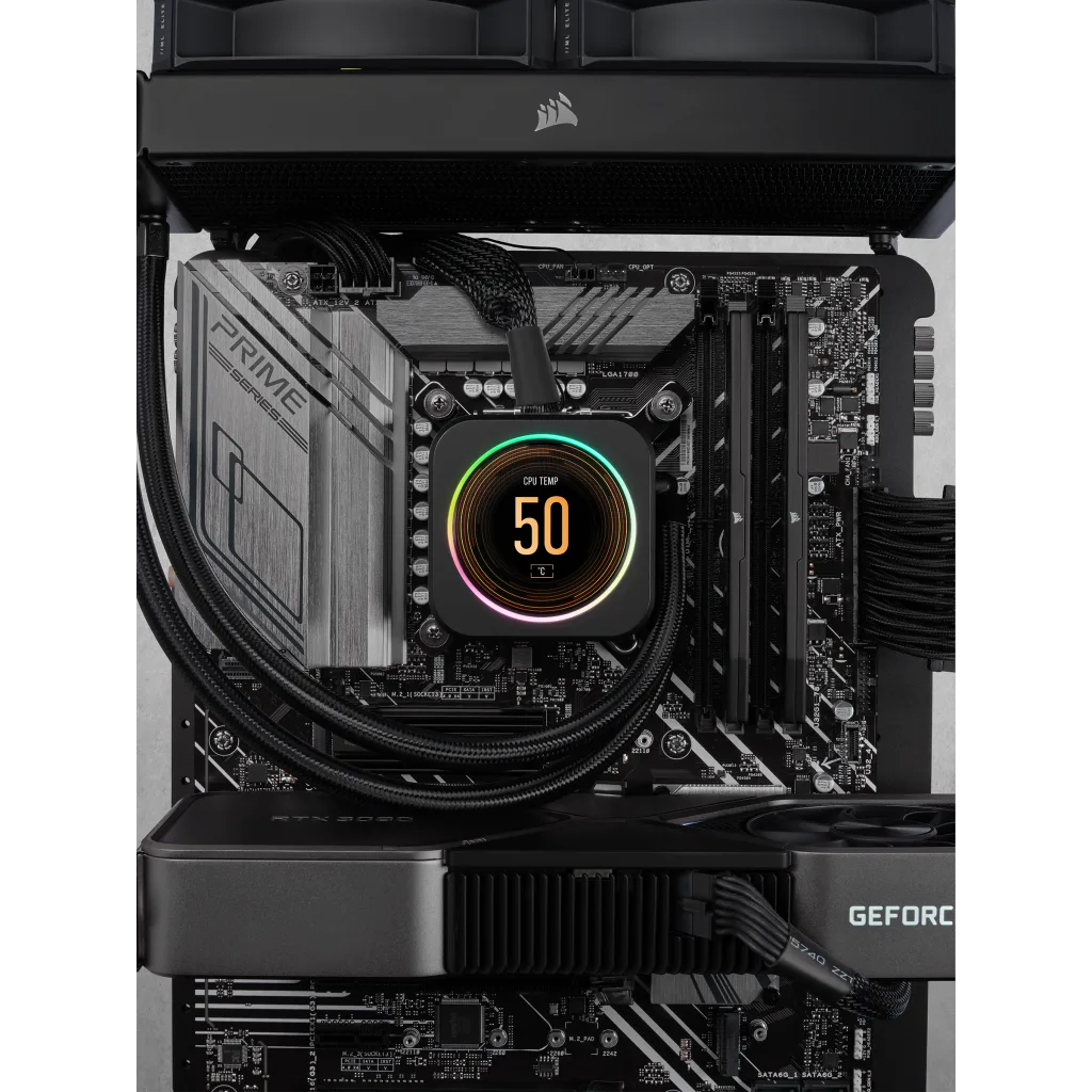 A large marketing image providing additional information about the product Corsair Vengeance 48GB Kit (2x24GB) XMP/EXPO DDR5 C30 6000MHz - Grey - Additional alt info not provided