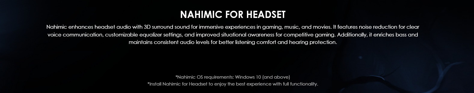 A large marketing image providing additional information about the product MSI Maestro 300 Wired Gaming Headset - Additional alt info not provided