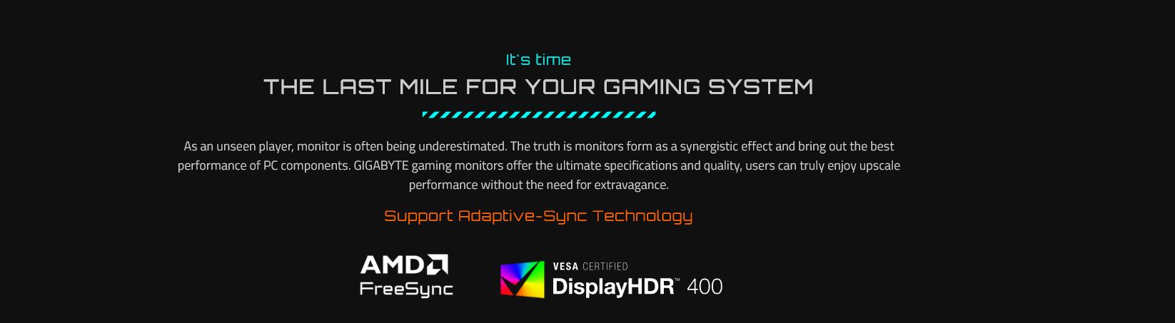 A large marketing image providing additional information about the product Gigabyte M27QA 27" 1440p 180Hz 1ms Monitor - Additional alt info not provided