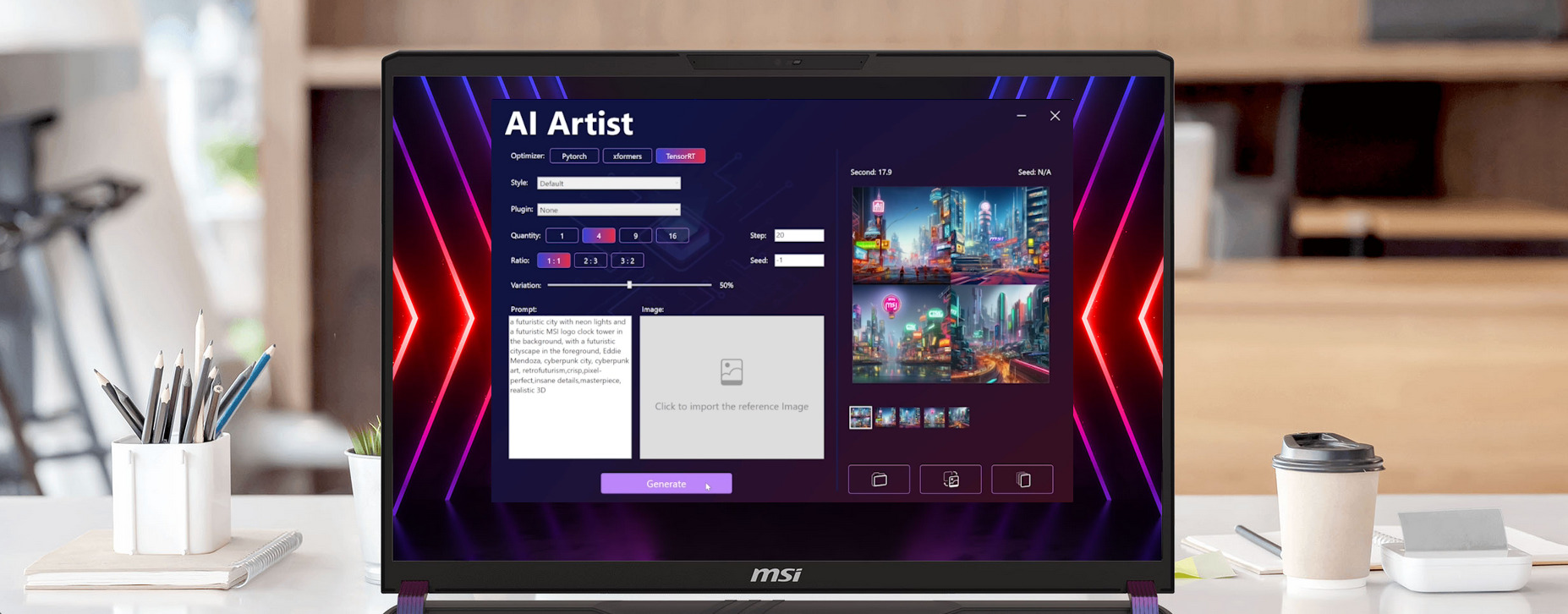 A large marketing image providing additional information about the product MSI Vector 16 HX (A14V) - 16" 240Hz, 14th Gen i9, RTX 4080, 32GB/1TB - Win 11 Gaming Notebook - Additional alt info not provided