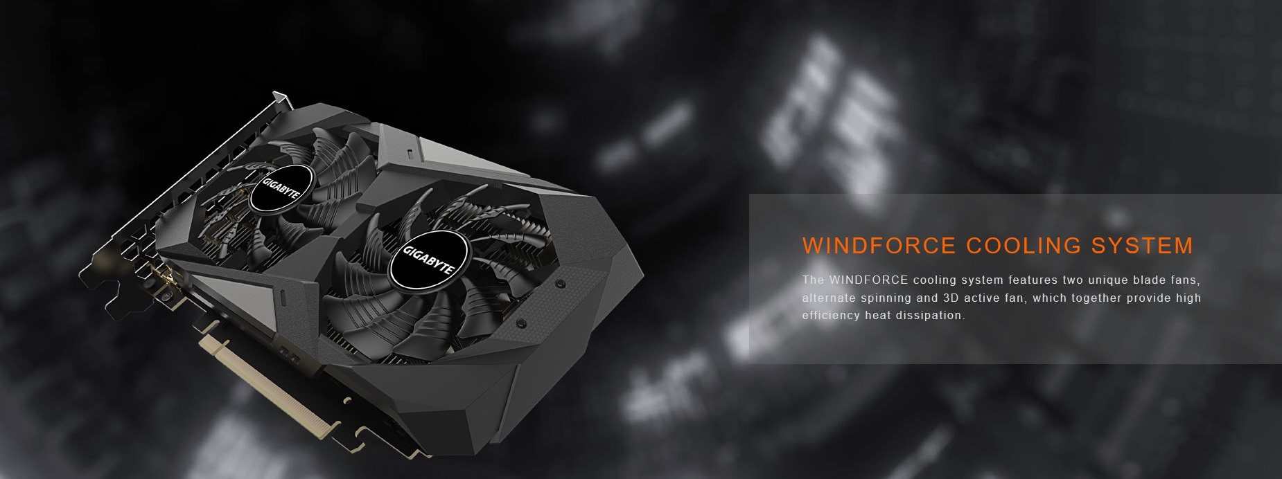 A large marketing image providing additional information about the product Gigabyte GeForce RTX 3050 Windforce OC 6GB GDDR6 - Additional alt info not provided