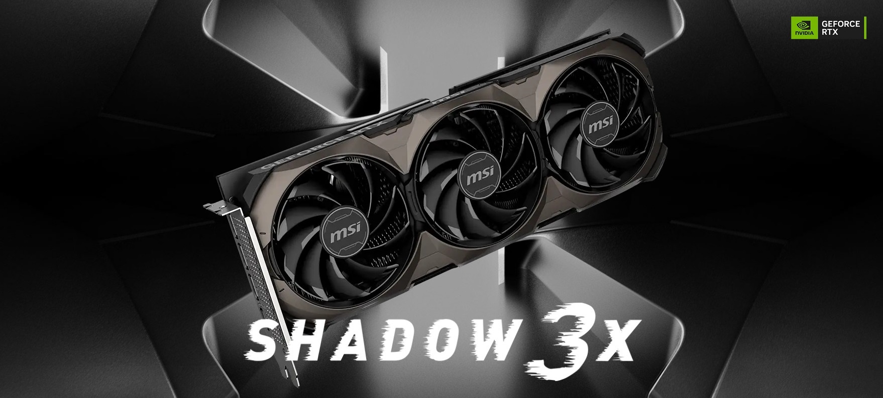 A large marketing image providing additional information about the product MSI GeForce RTX 4070 Ti SUPER Shadow 3X OC 16GB GDDR6X - Additional alt info not provided